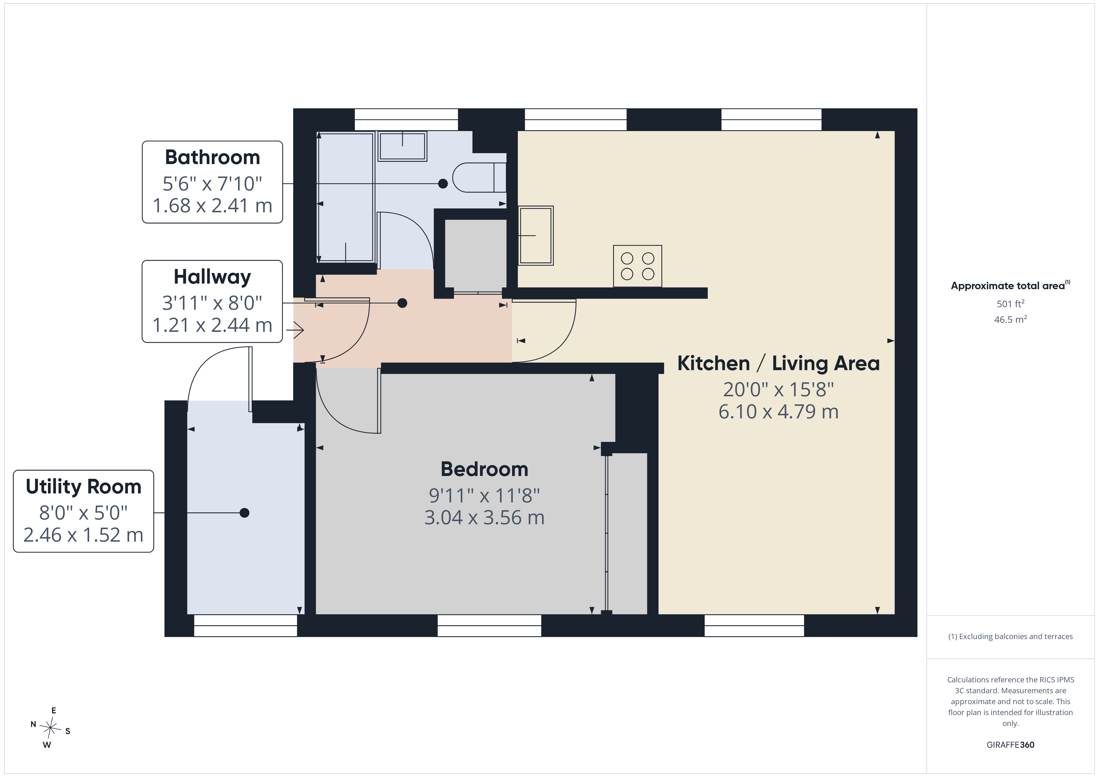 4, Frobisher Gardens, Nottingham, NG5 6ET floorplan
