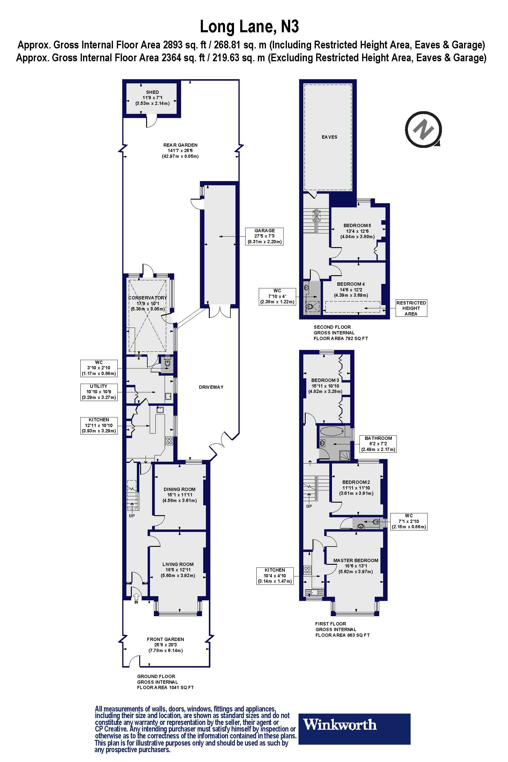 42, Long Lane, London floorplan