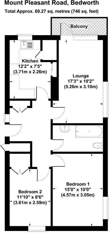 57, Mount Pleasant Road, Bedworth floorplan