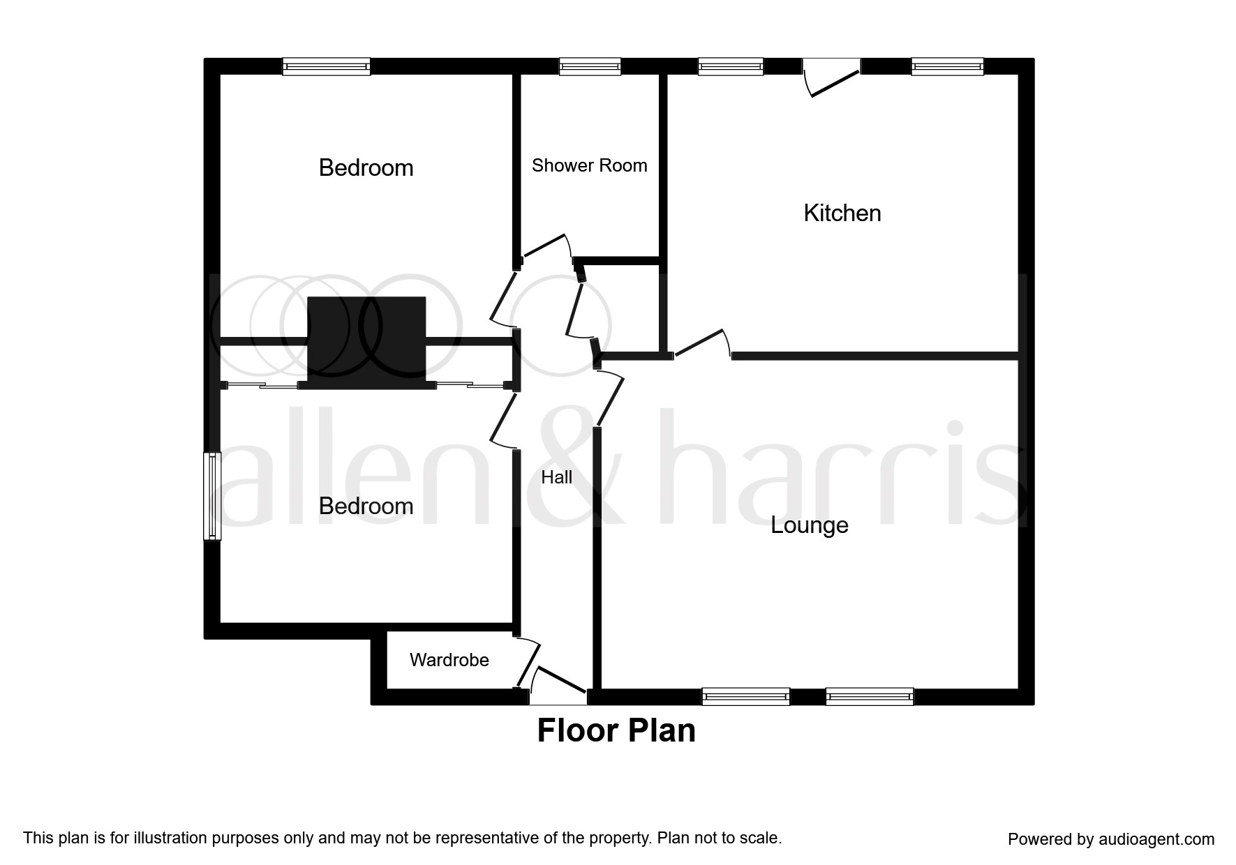 2 Bedrooms Flat for sale in Firpark Road, Bishopbriggs, Glasgow G64