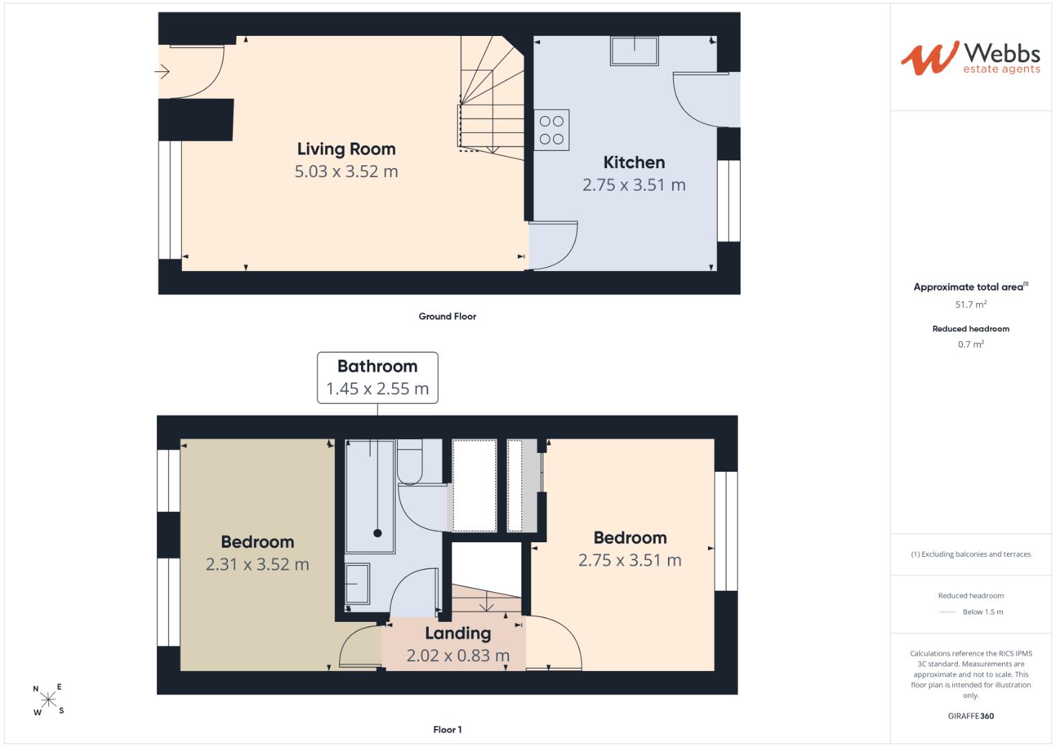 13, Chestnut Close, Cannock floorplan