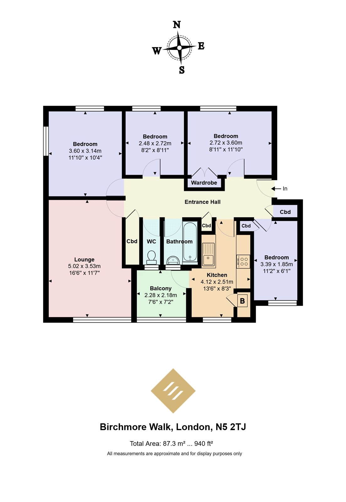 6, Birchmore Walk, London floorplan
