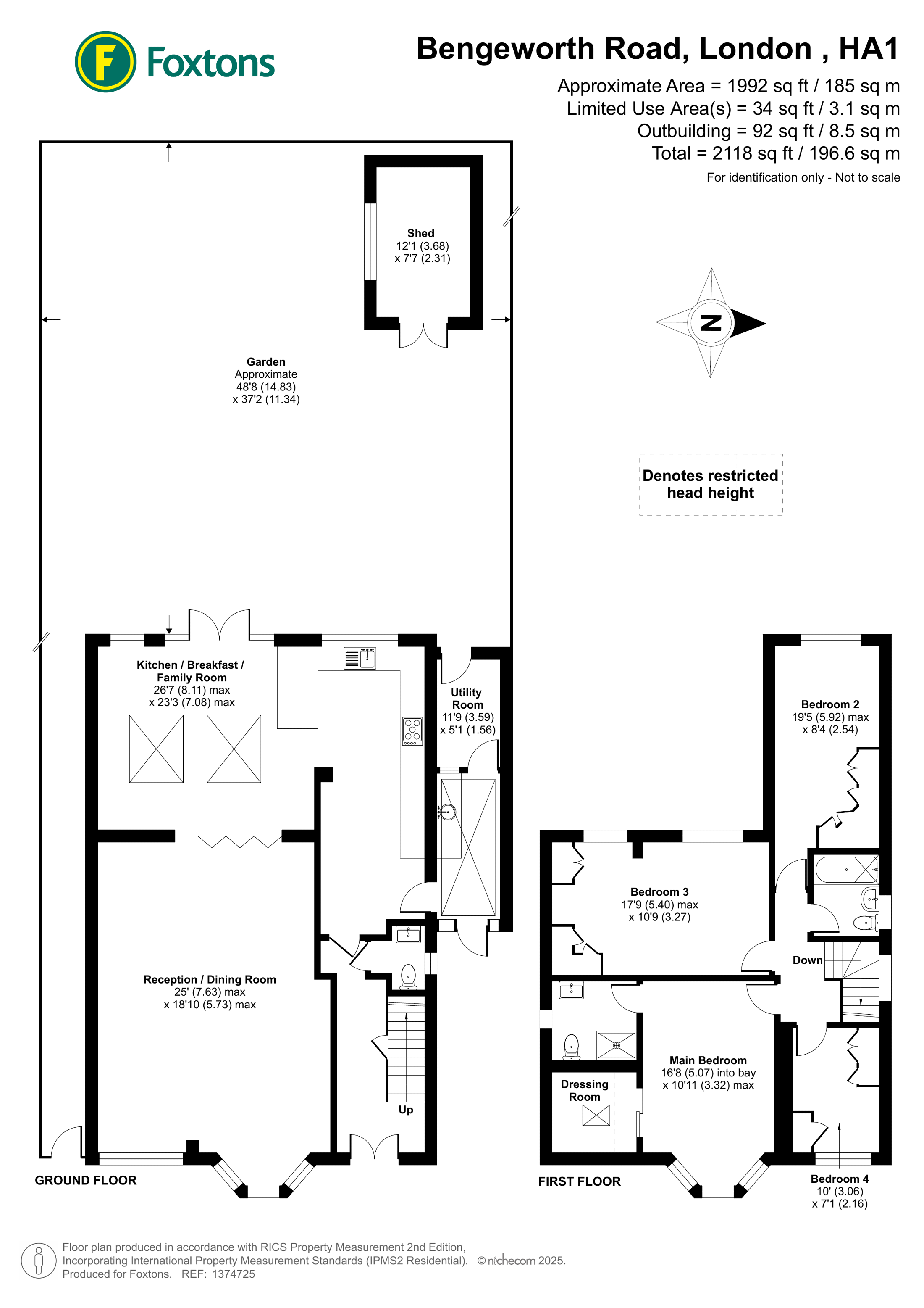 Bengeworth Road, Harrow floorplan