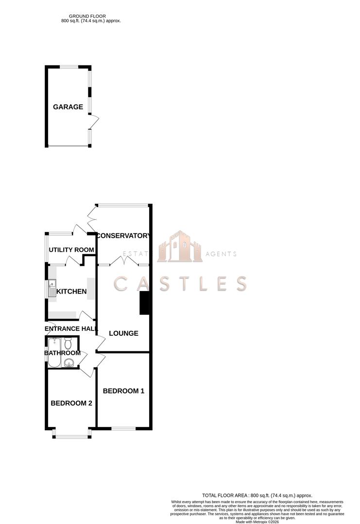 10, The Crossway, Fareham floorplan