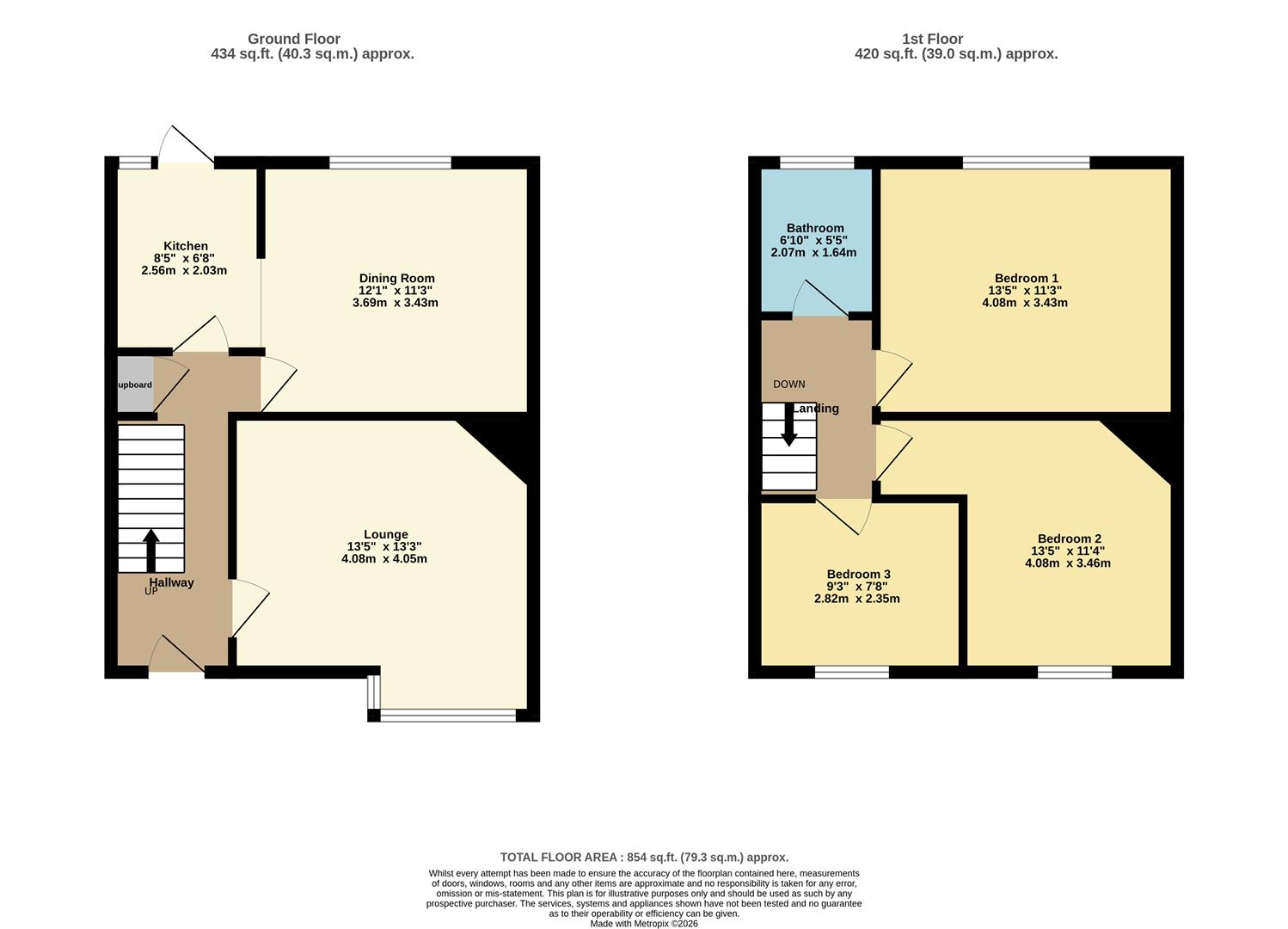 61, Ewart Road, Chatham floorplan