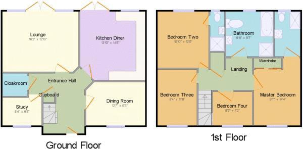 39, Lime Tree Avenue, Gloucester floorplan
