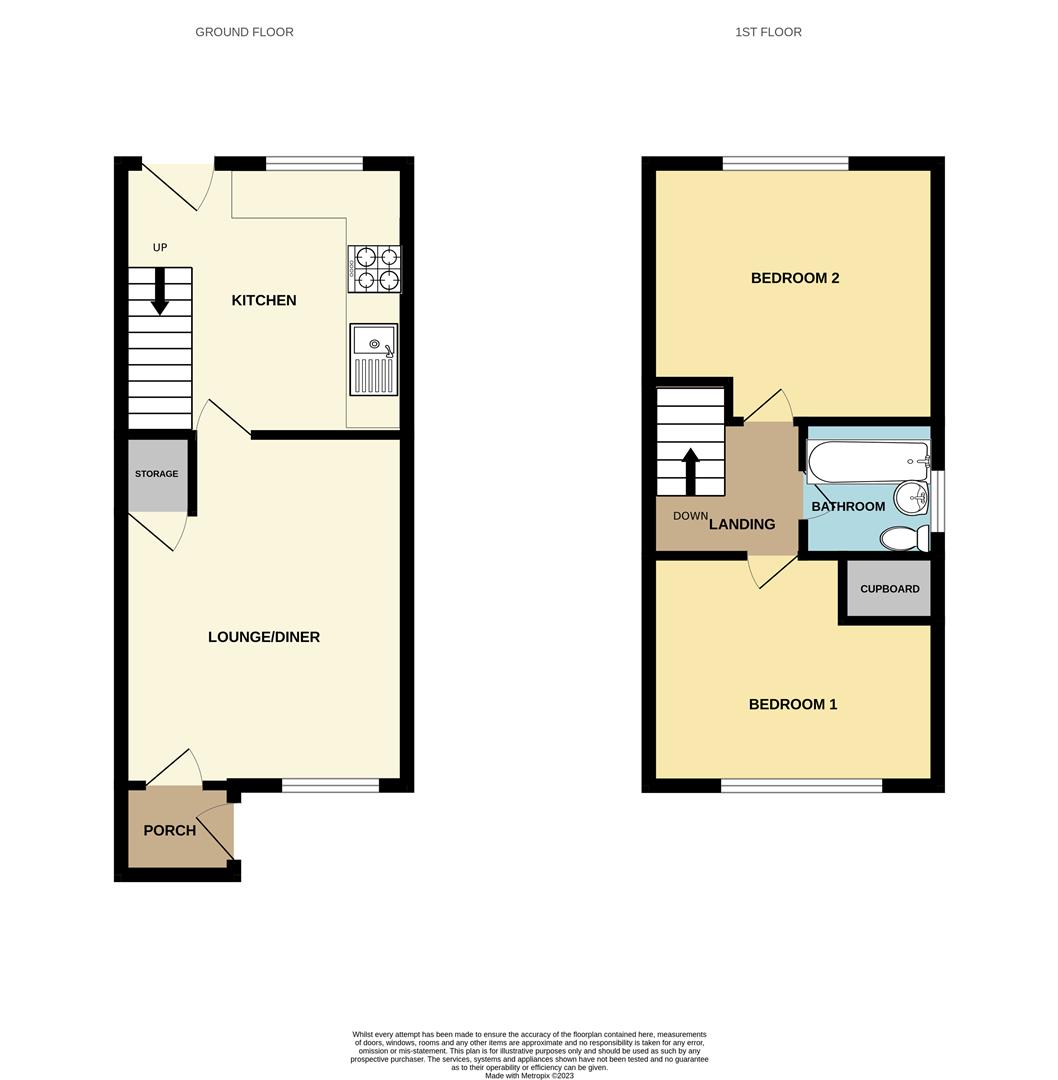 63, Telford Way, Leicester floorplan