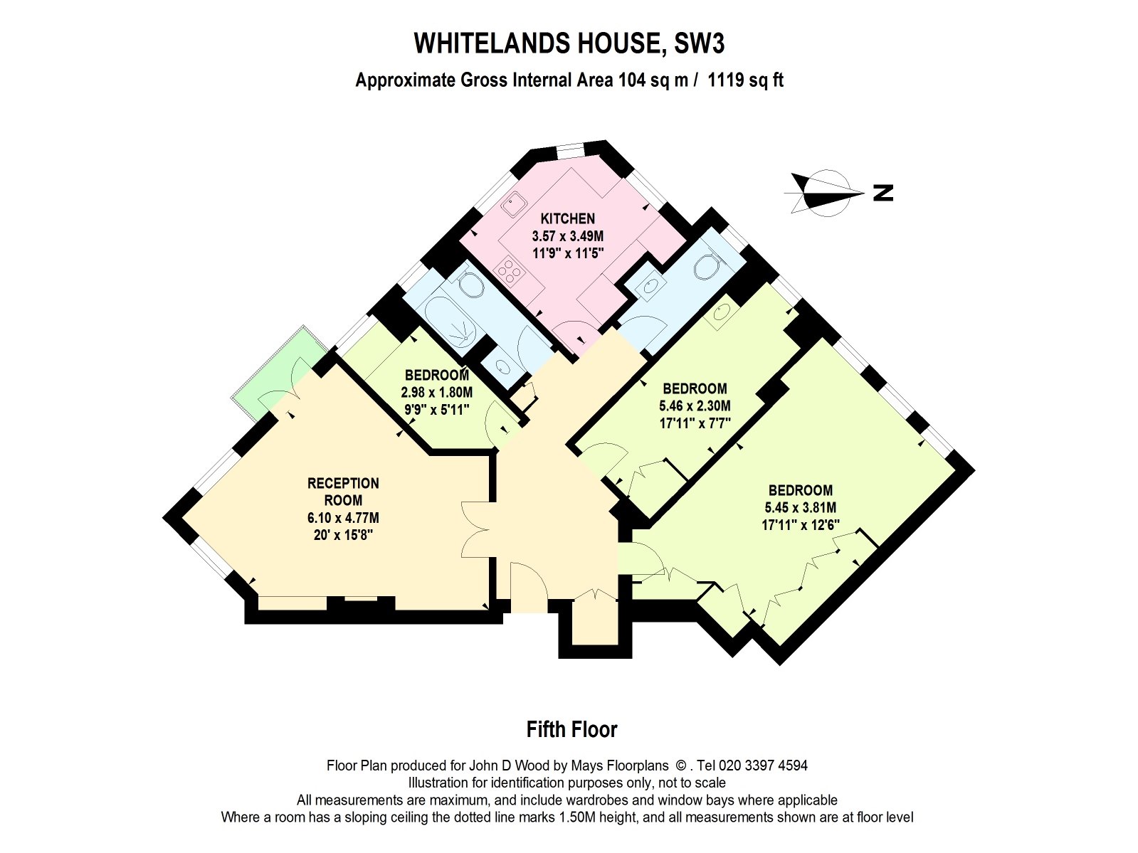 3 Bedrooms Flat to rent in Cheltenham Terrace, Chelsea SW3