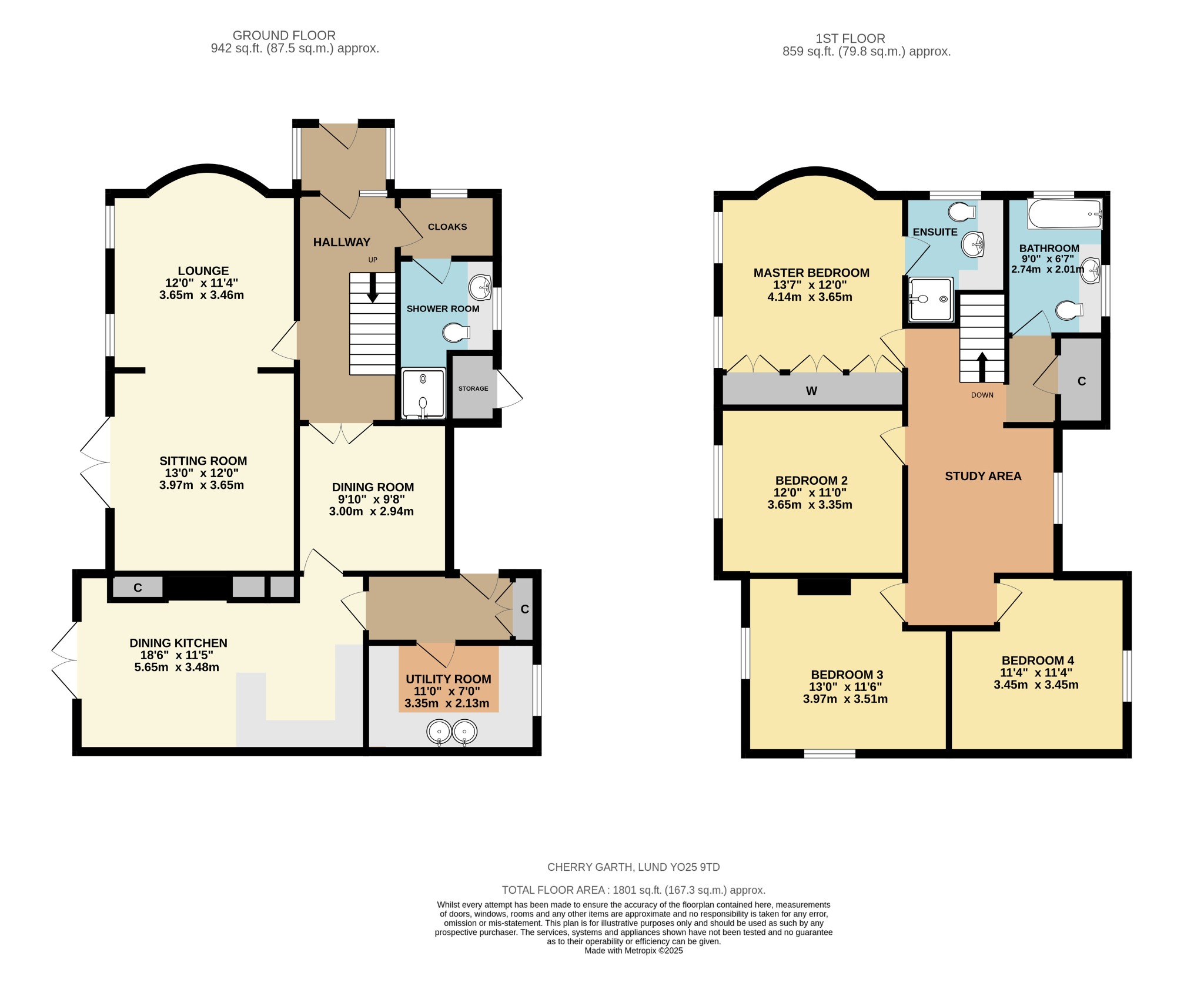 21, Cherry Garth, Driffield floorplan