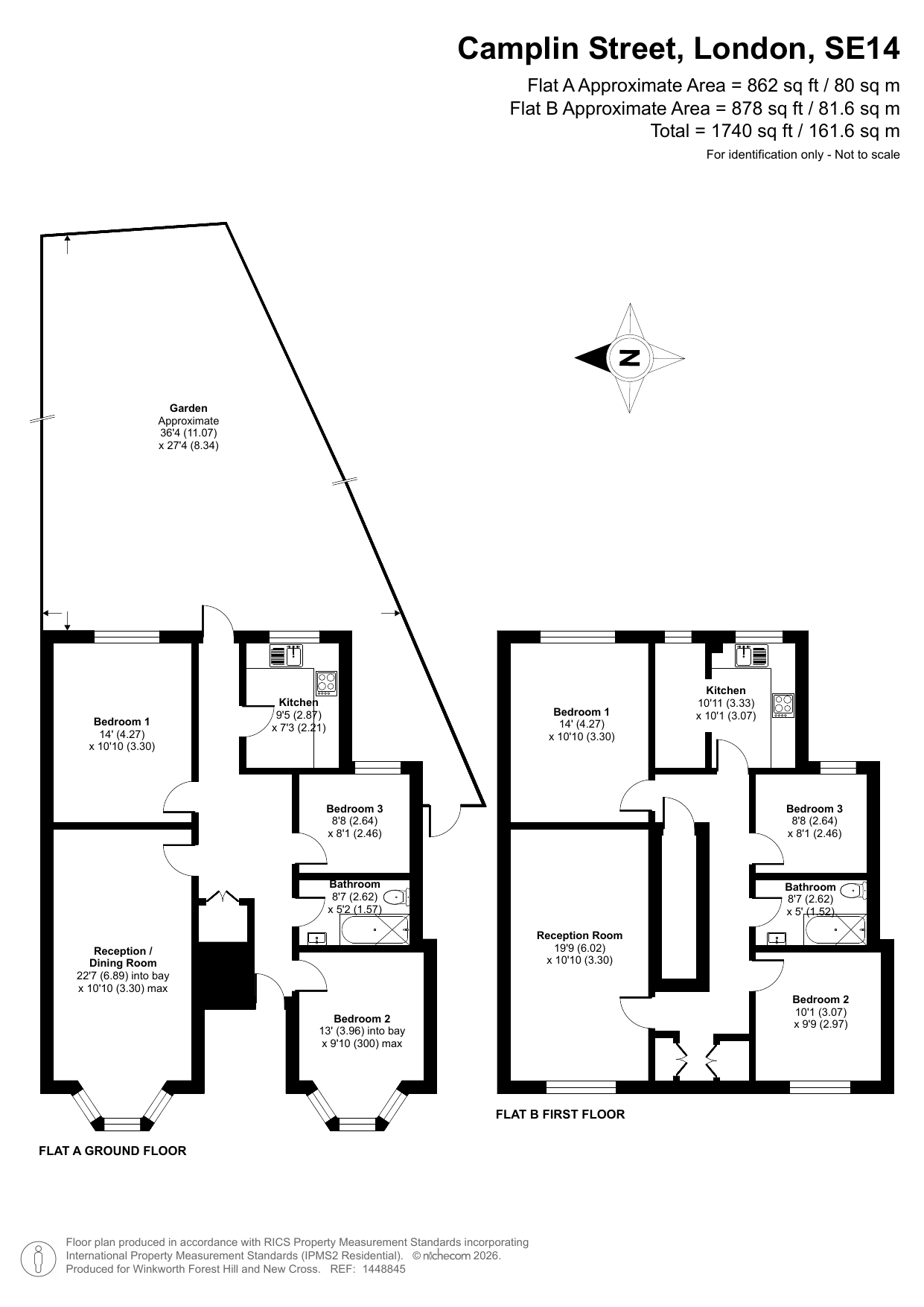 22, Camplin Street, London floorplan