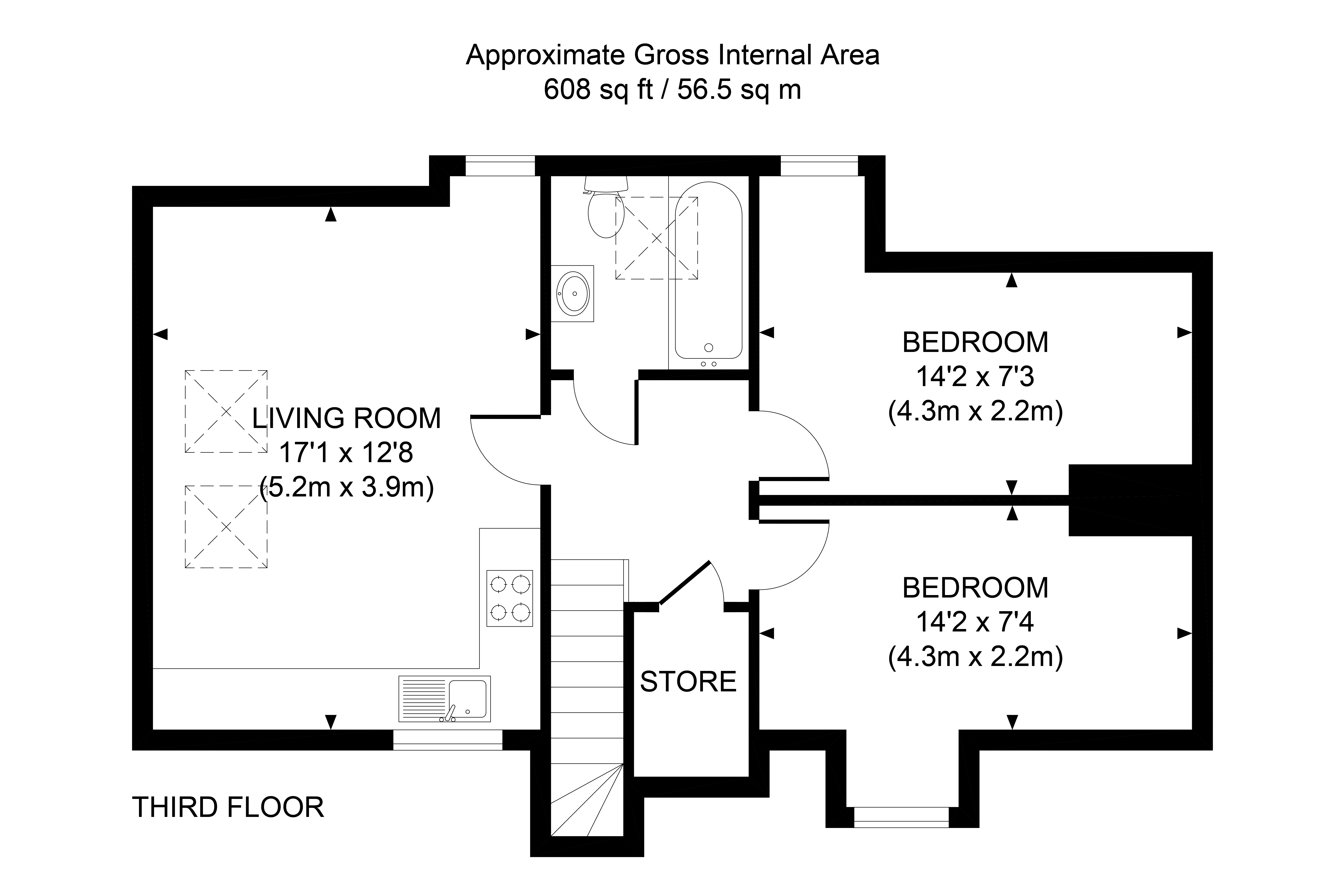 2 Bedrooms Flat for sale in Station Road, Pulborough RH20