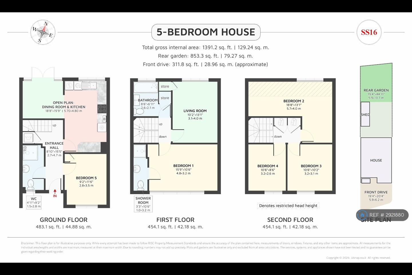 Great Gregorie, Basildon floorplan