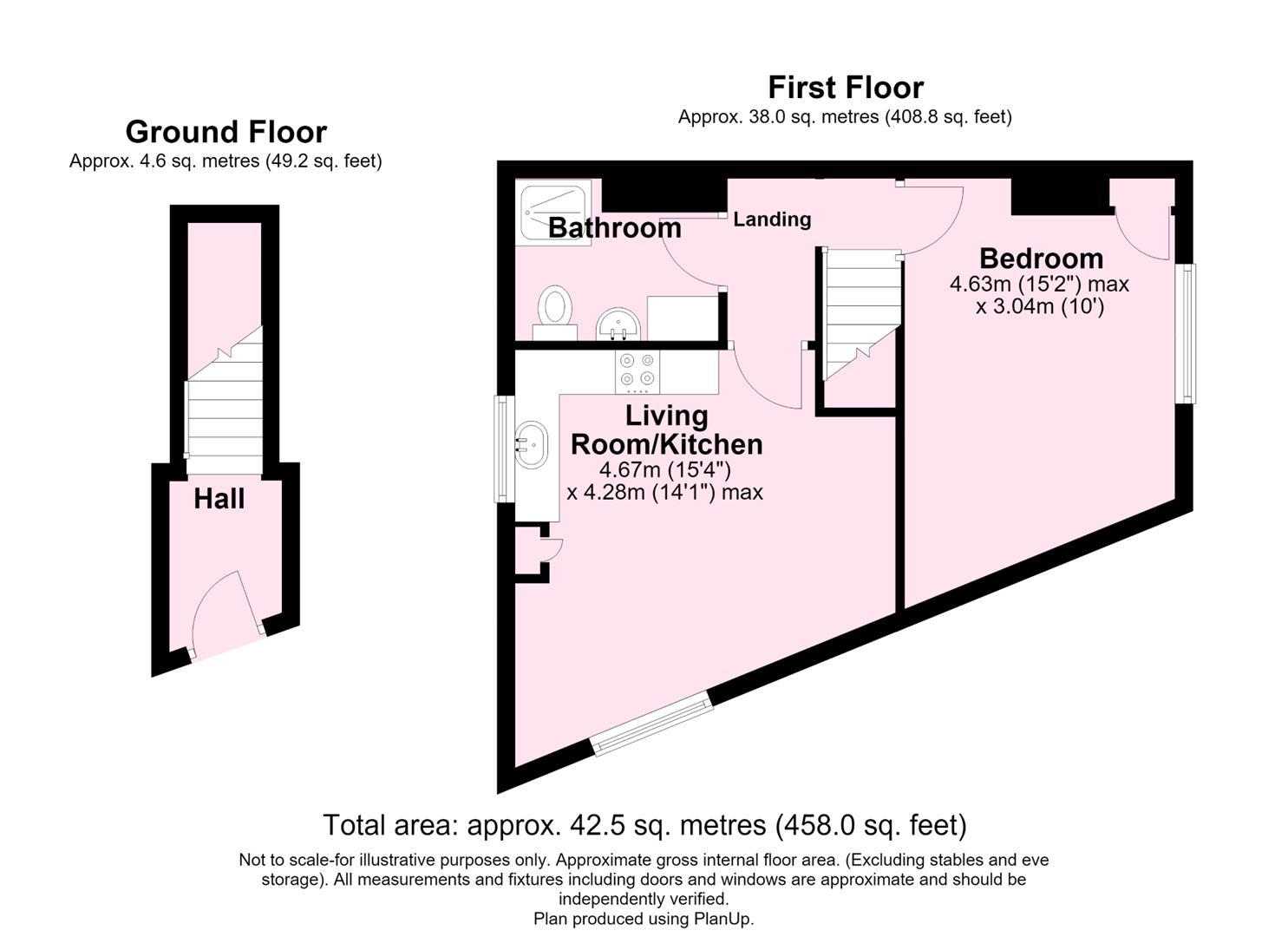 1A, Berkeley Terrace, York floorplan