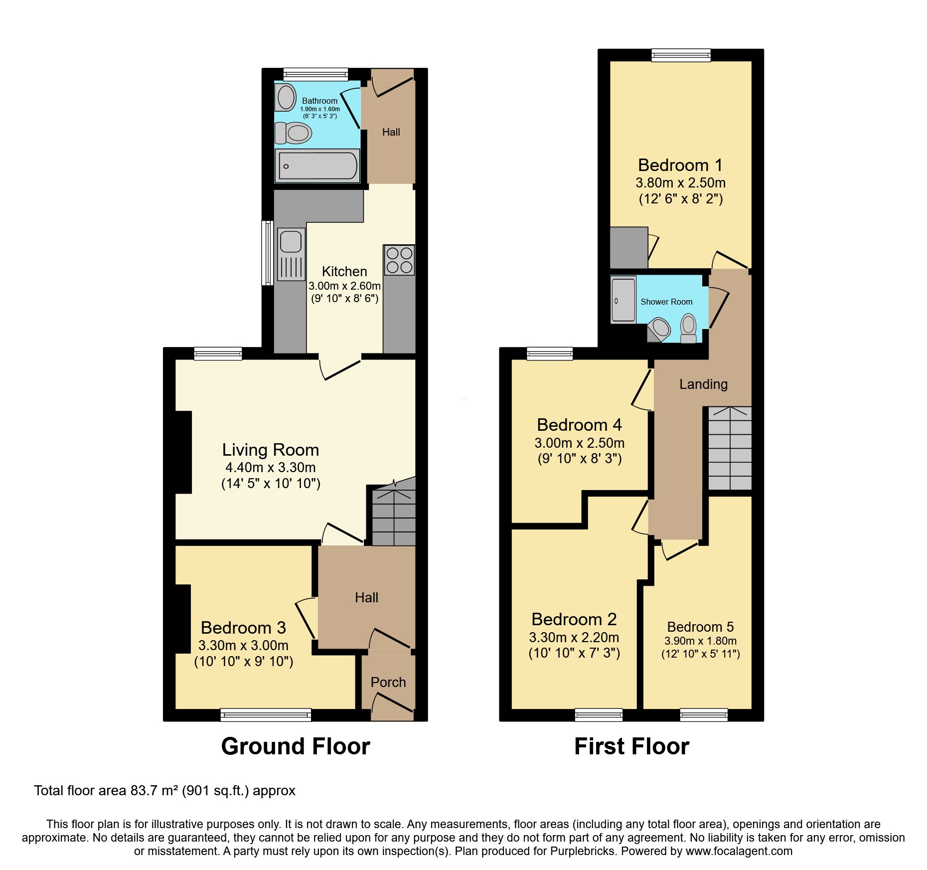 16, Kingsland Terrace, Trefforest floorplan
