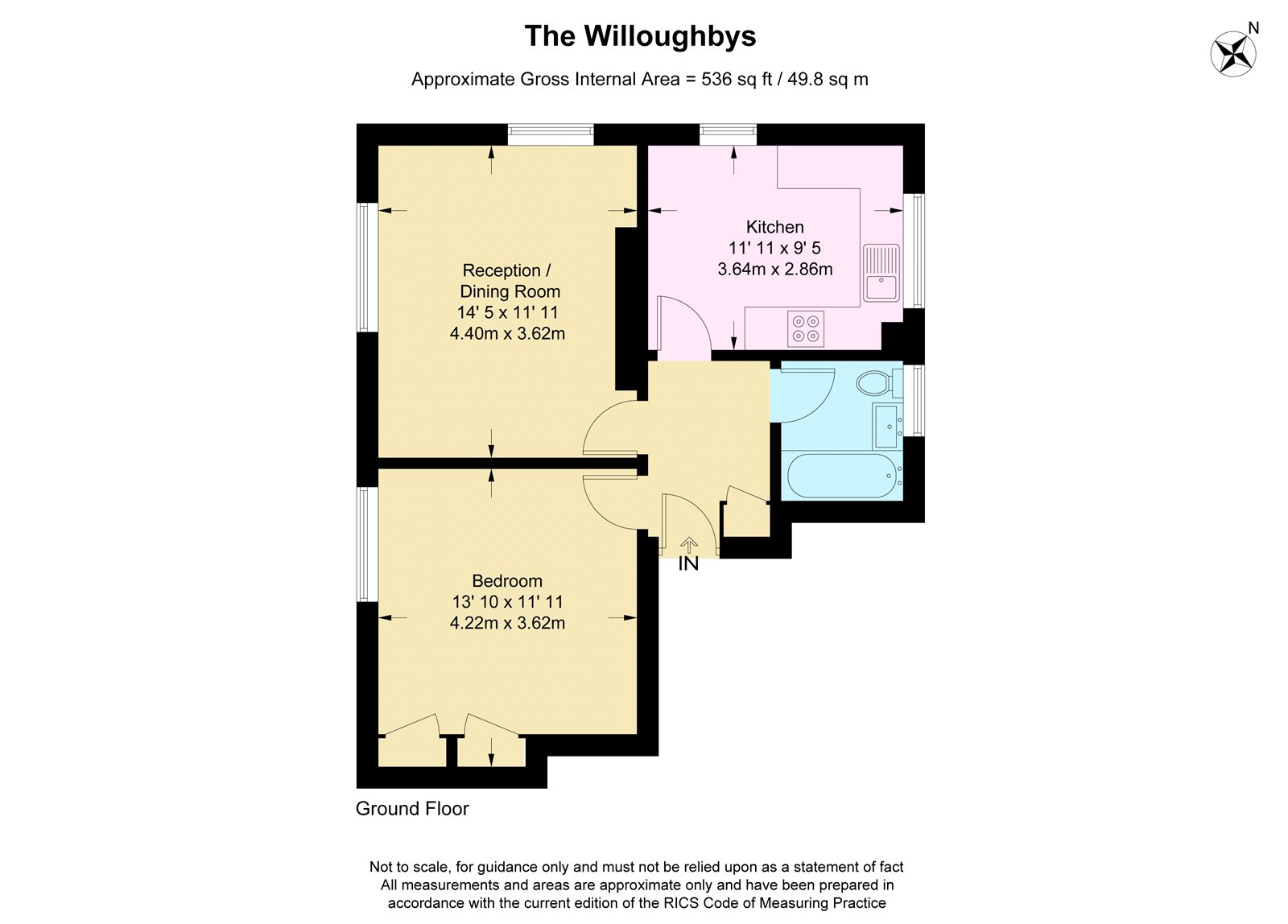 38, The Willoughbys, London floorplan