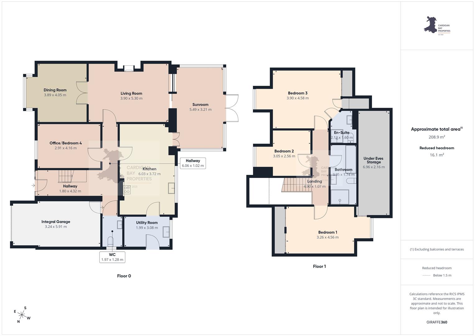 South View, Caemorgan Road, Cardigan floorplan