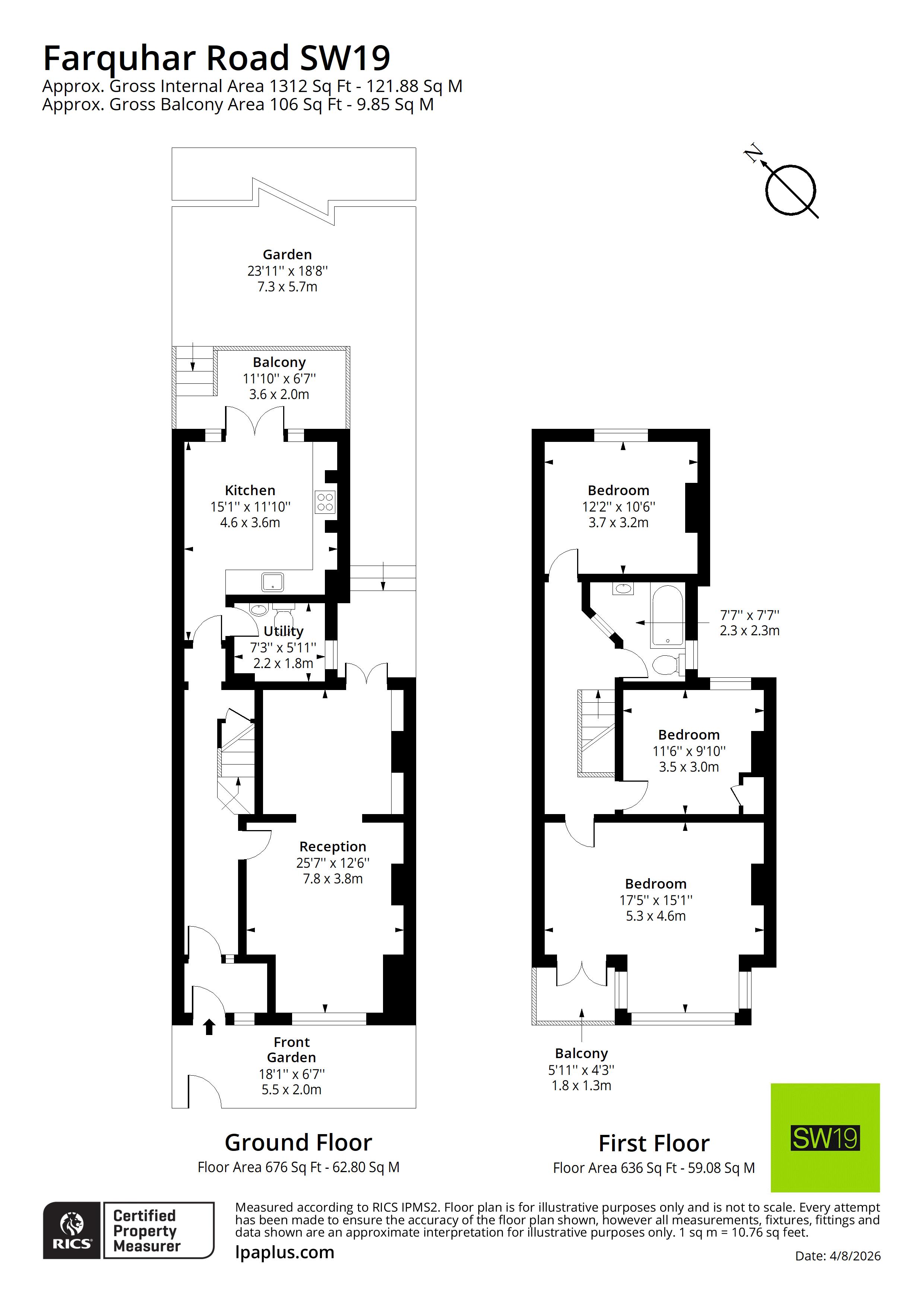 20, Farquhar Road, London floorplan