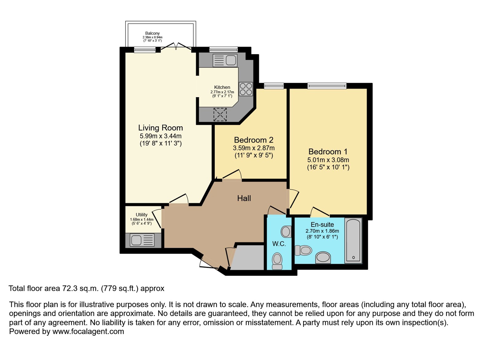 50, The Laureates (A), Guiseley floorplan