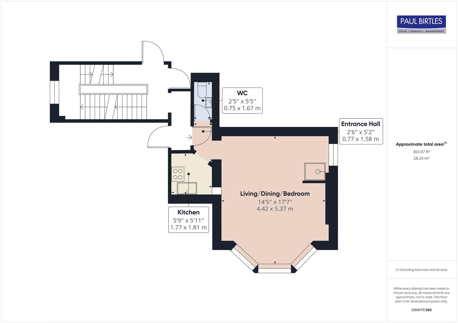 Flat 8, 99, Flixton Road, Manchester floorplan
