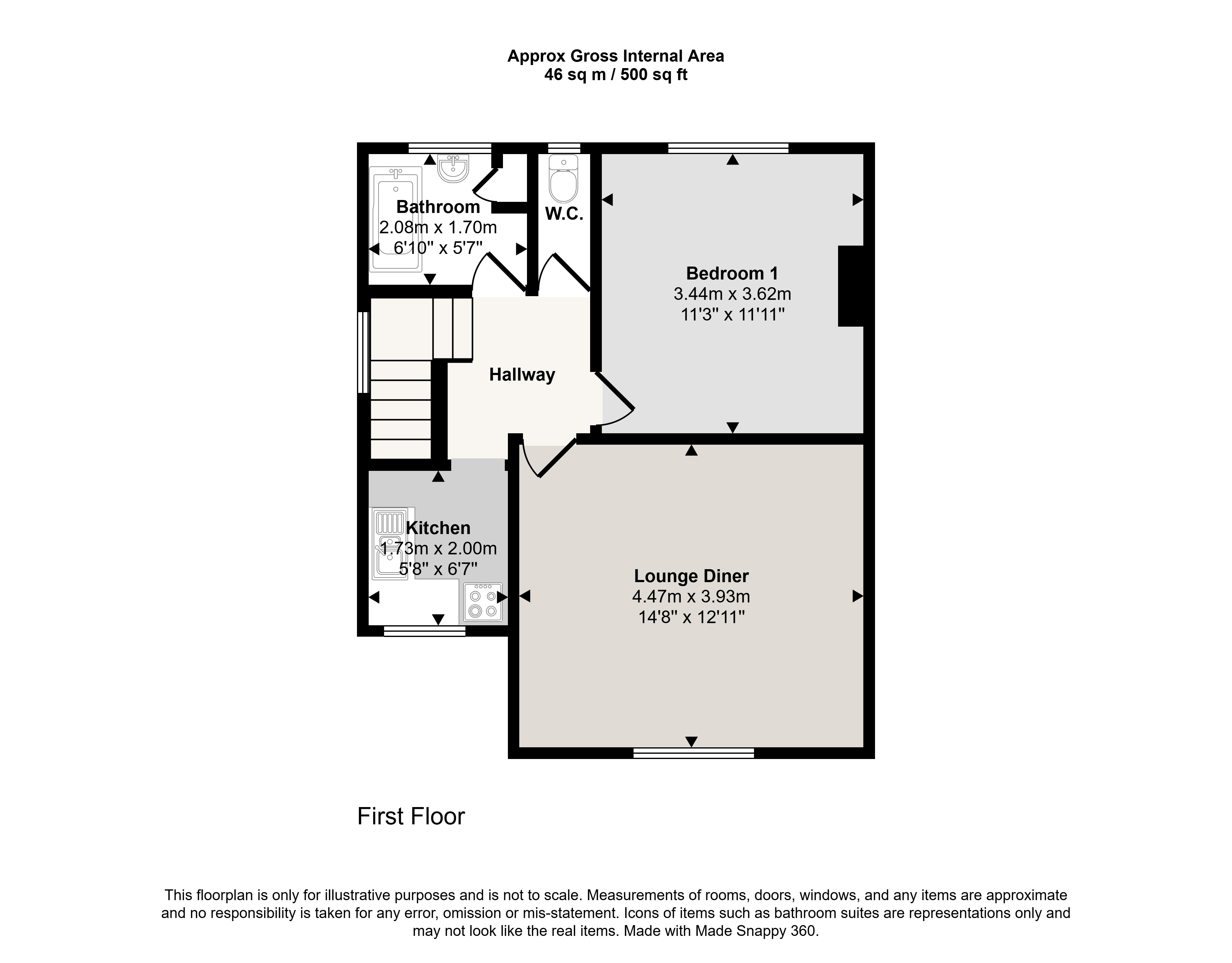 194h Liverpool Road, Liverpool Road, Liverpool floorplan