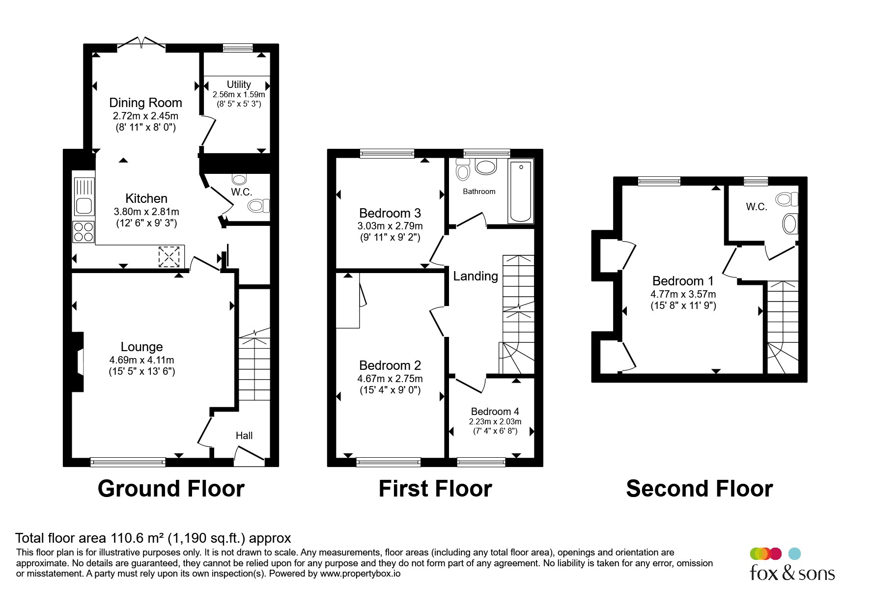 26, Vivary Road, Taunton floorplan