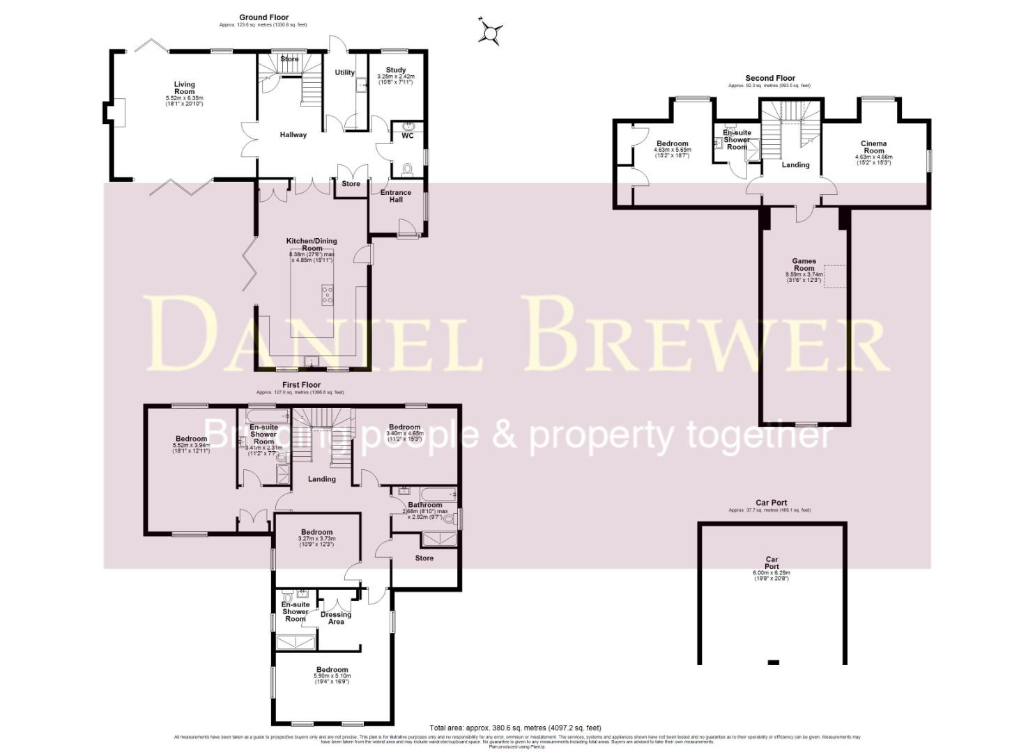 1 Blossom Mews, Dunmow Road, Bishop's Stortford floorplan
