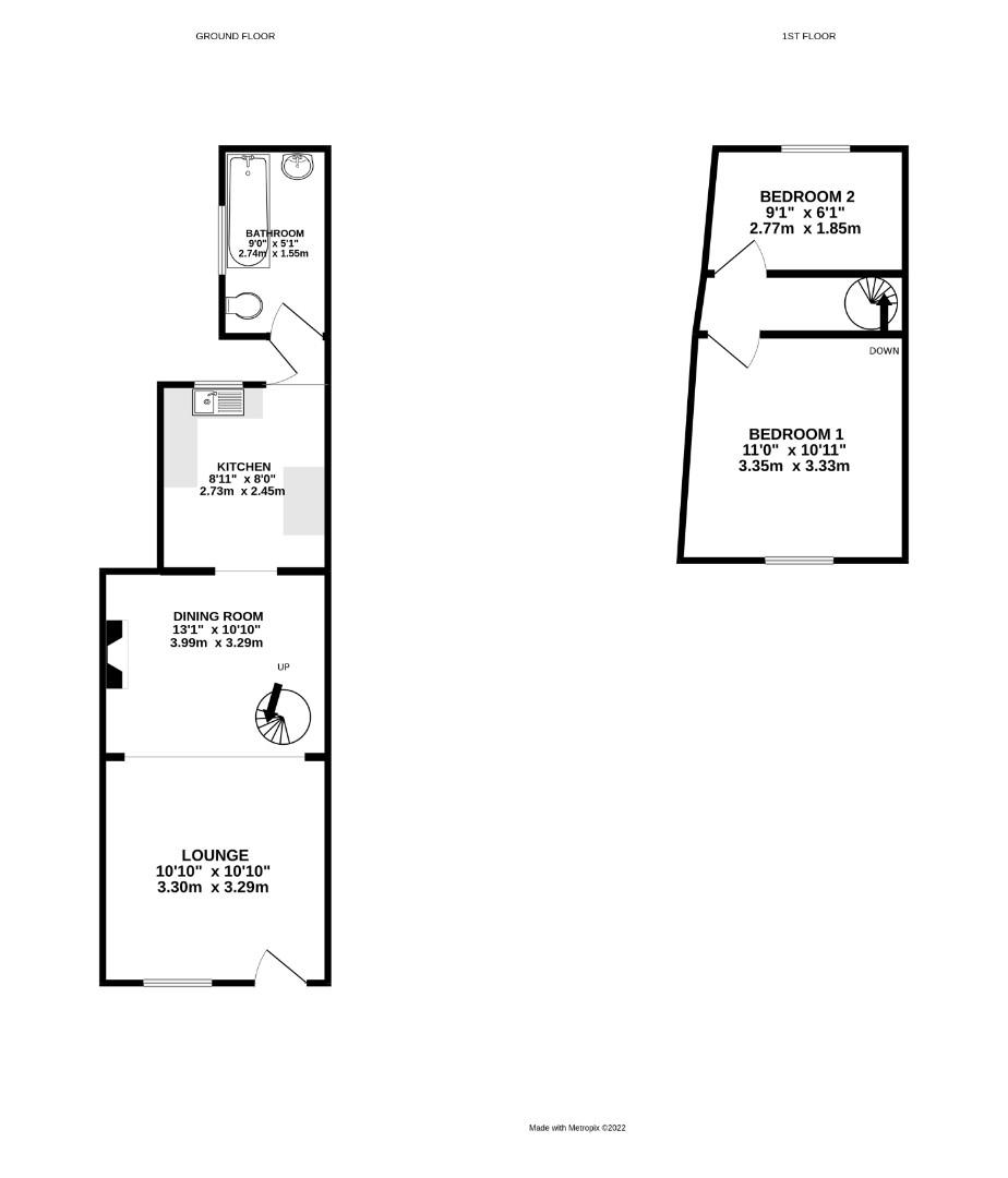 Poplar Road, Warmley, Bristol BS30, 2 bedroom terraced house for sale