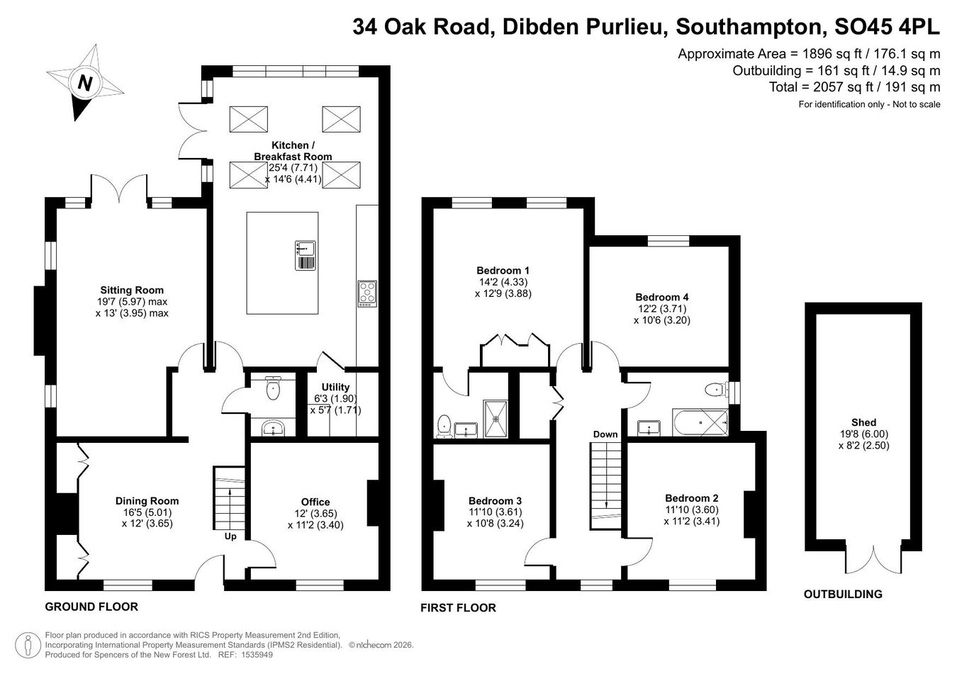 Oak Road, Southampton floorplan