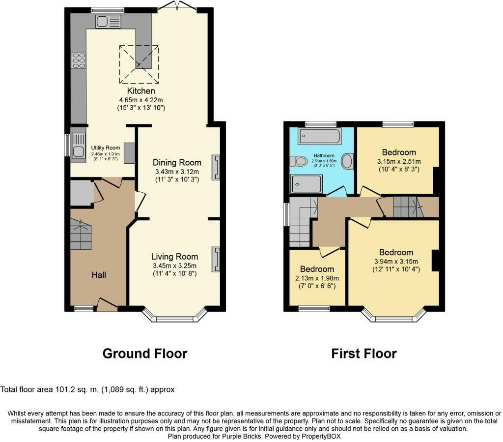 45, Mayfair Road, Oxford floorplan
