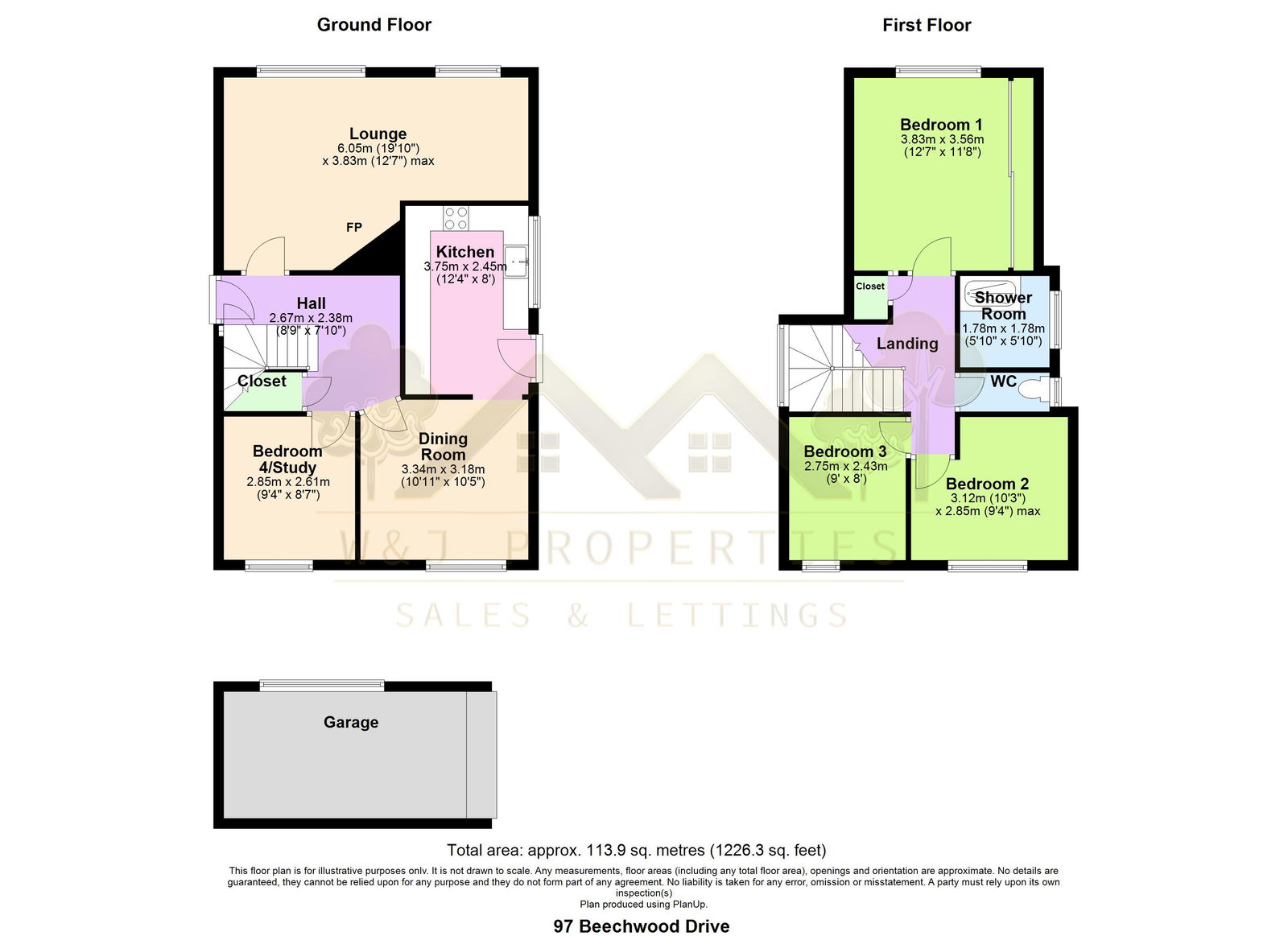 97, Beechwood Drive, Blackburn floorplan