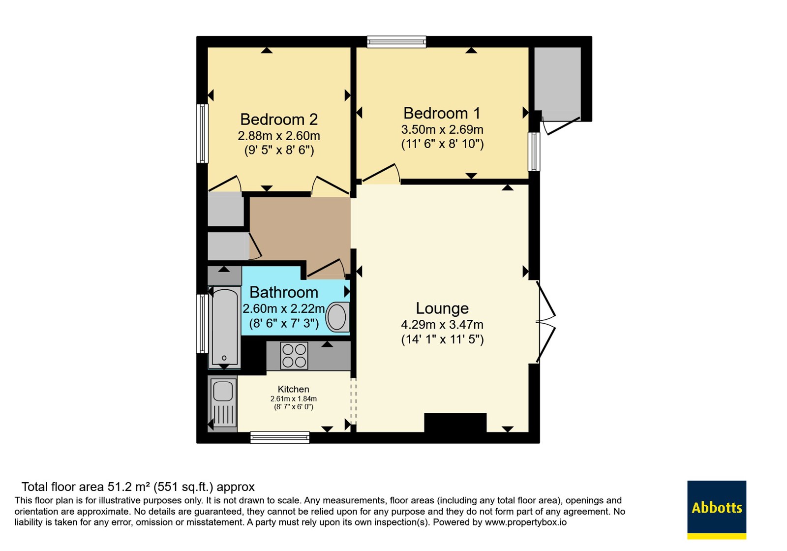 Flat 1 The Old Post Office House,, Holt Road, Norfolk floorplan