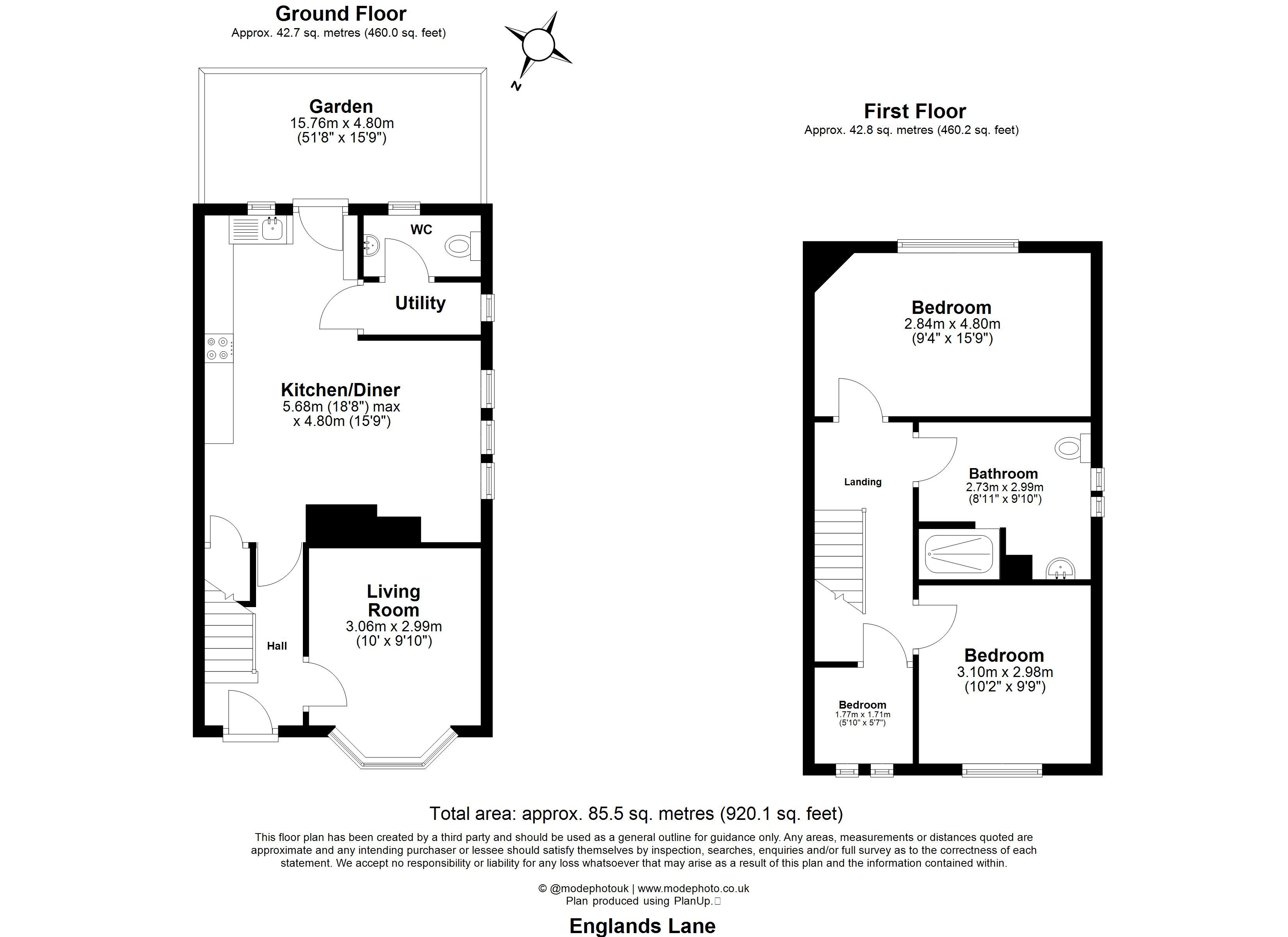 127, Englands Lane, Loughton floorplan