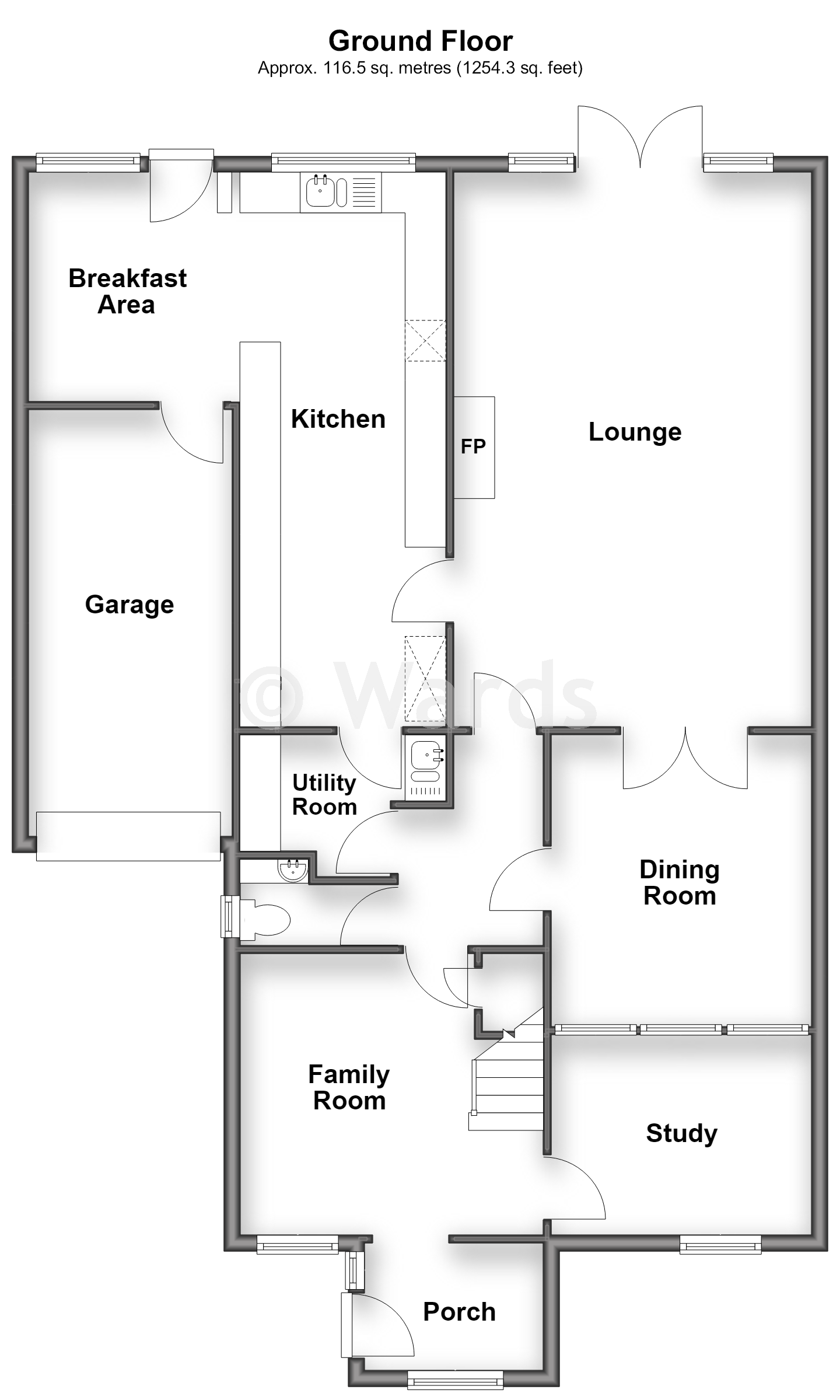 36, Sadlers Close, Chatham floorplan