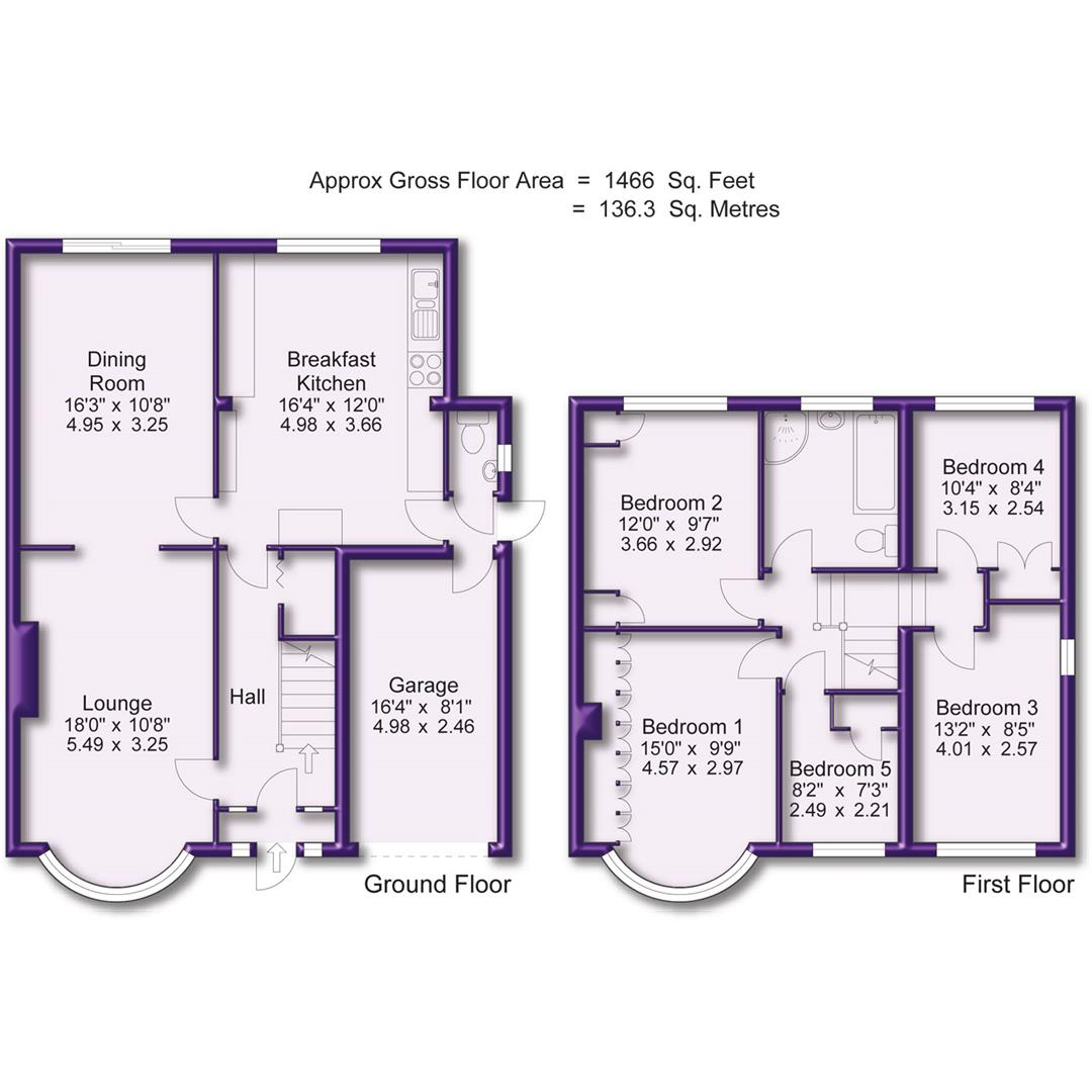Canterbury Road, Altrincham floorplan