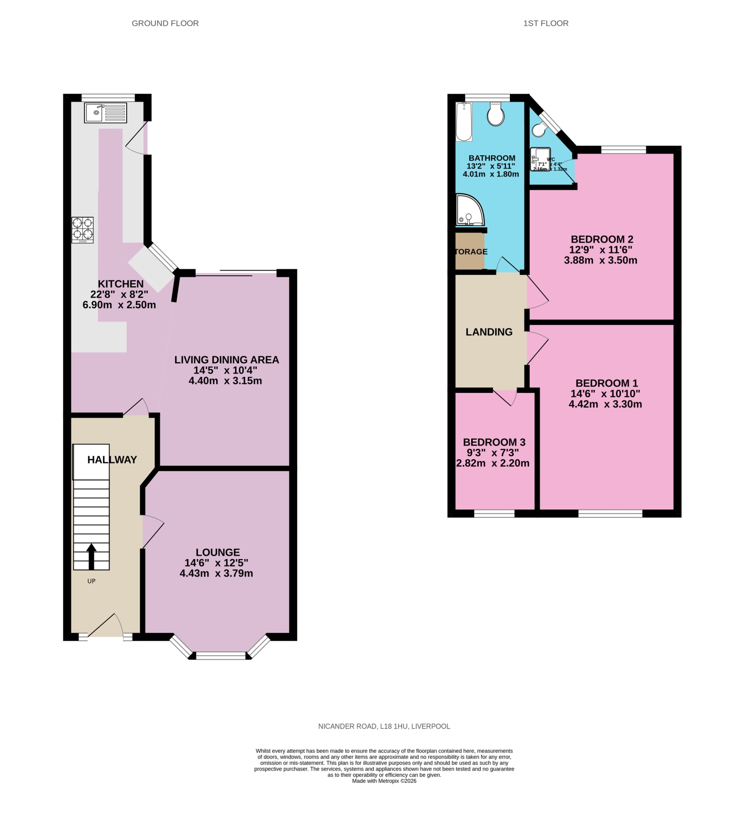 49, Nicander Road, Liverpool floorplan