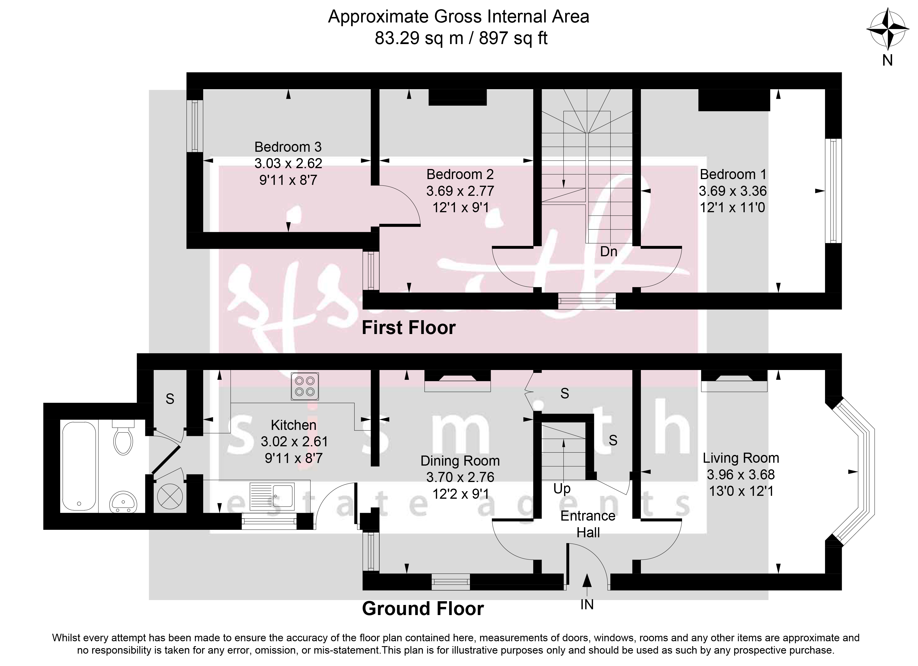 9, Claremont Road, Staines-upon-Thames floorplan