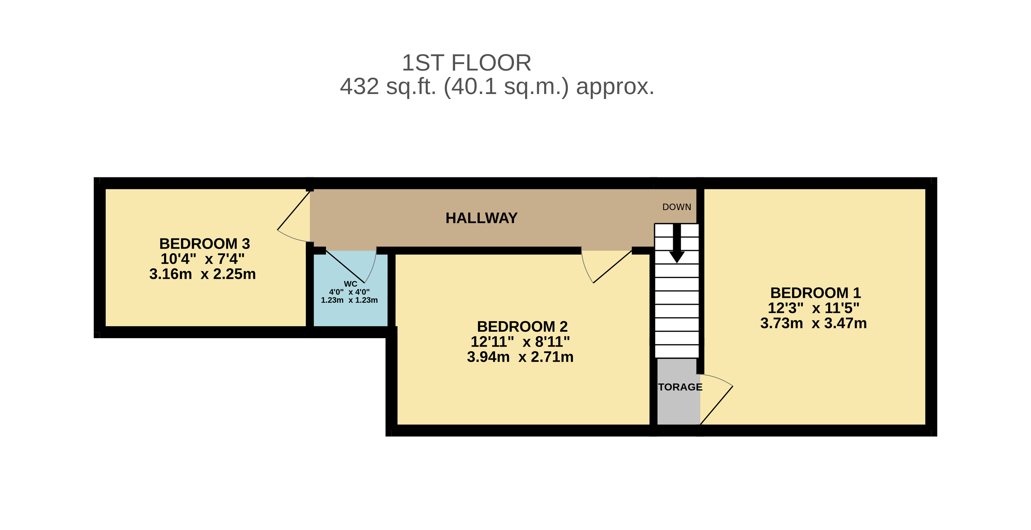 65, Carter Lane, Nottinghamshire floorplan