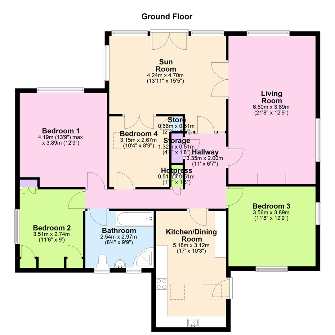 66, Dunmore Road, Ballynahinch floorplan