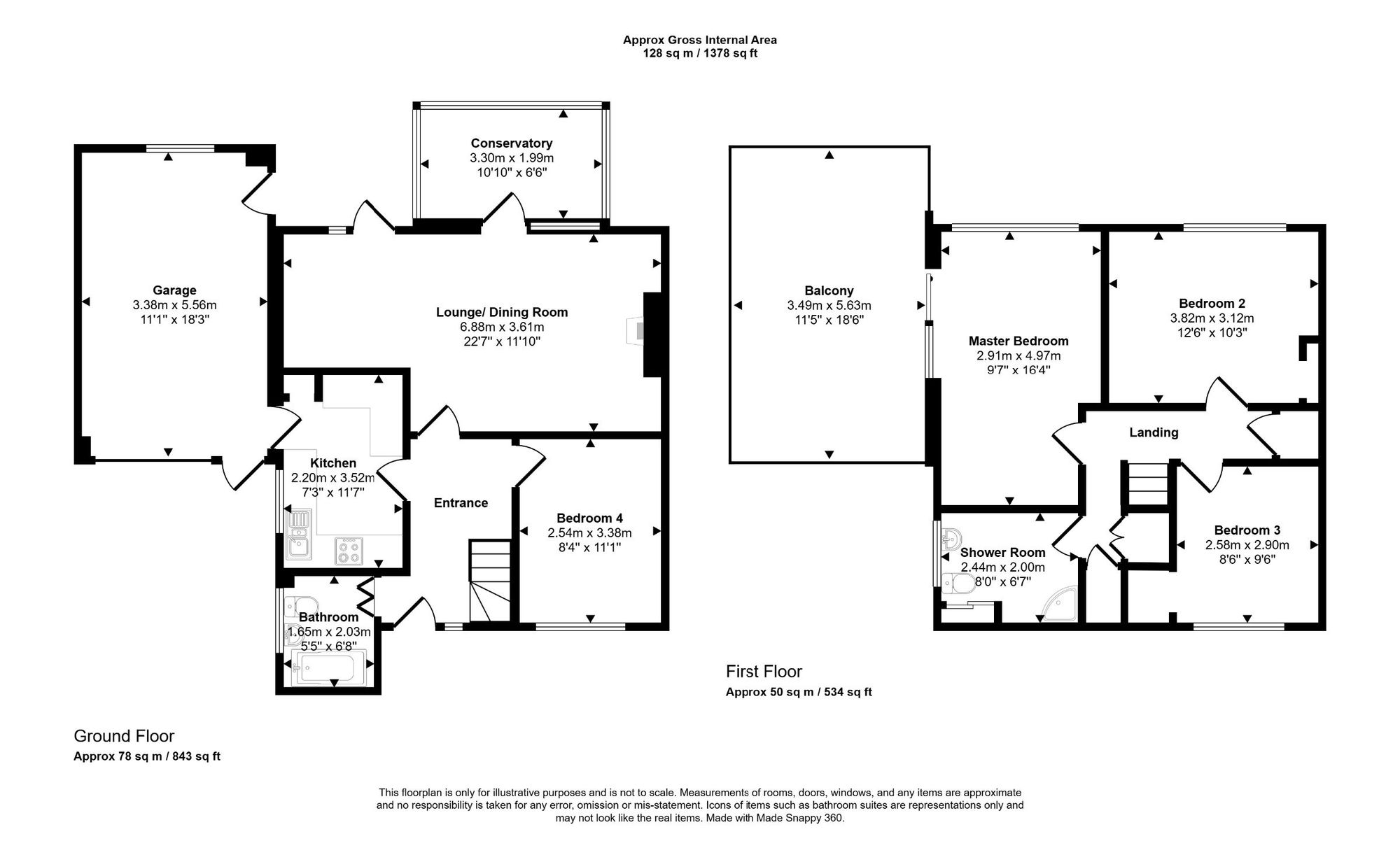 11 Hampden Road, Weston-Super-Mare floorplan