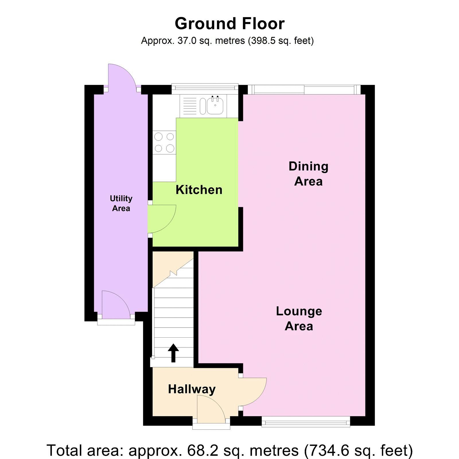 2 Bedrooms Semi-detached house for sale in Forelands Grove, Bromsgrove B61