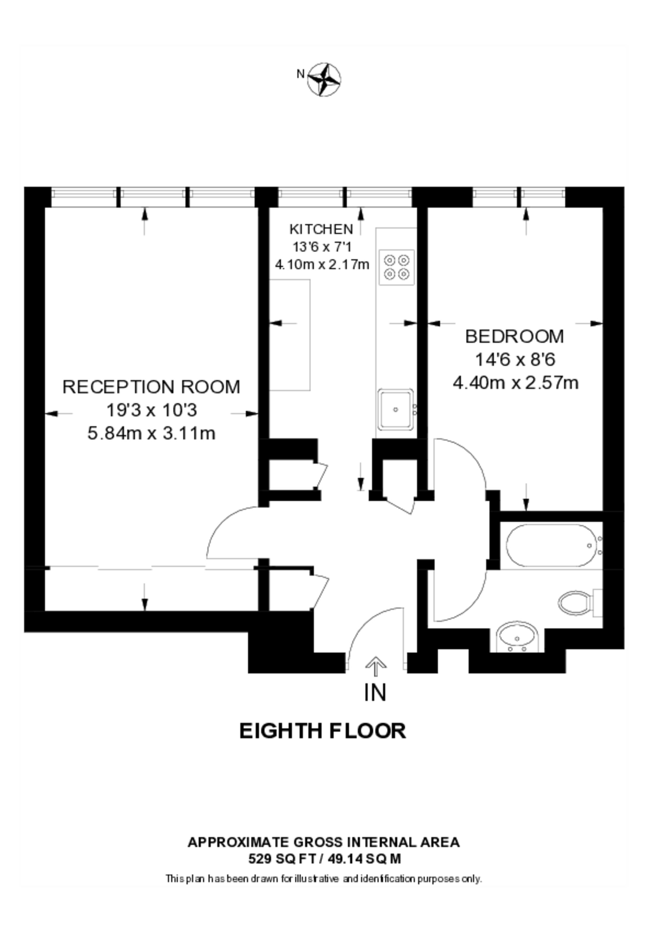 Connor Court, Battersea Park floorplan