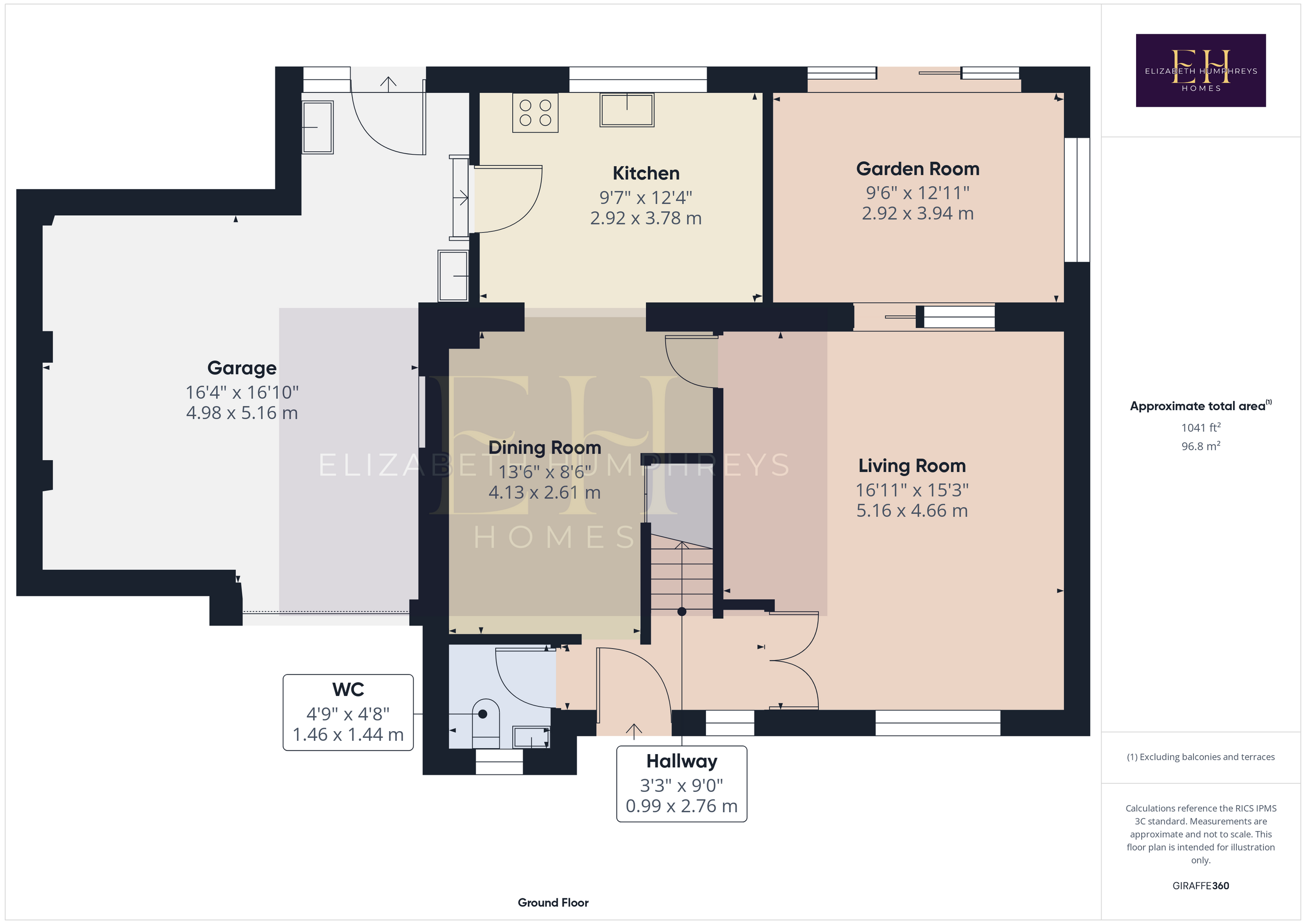 28 Whitegates, Morpeth floorplan