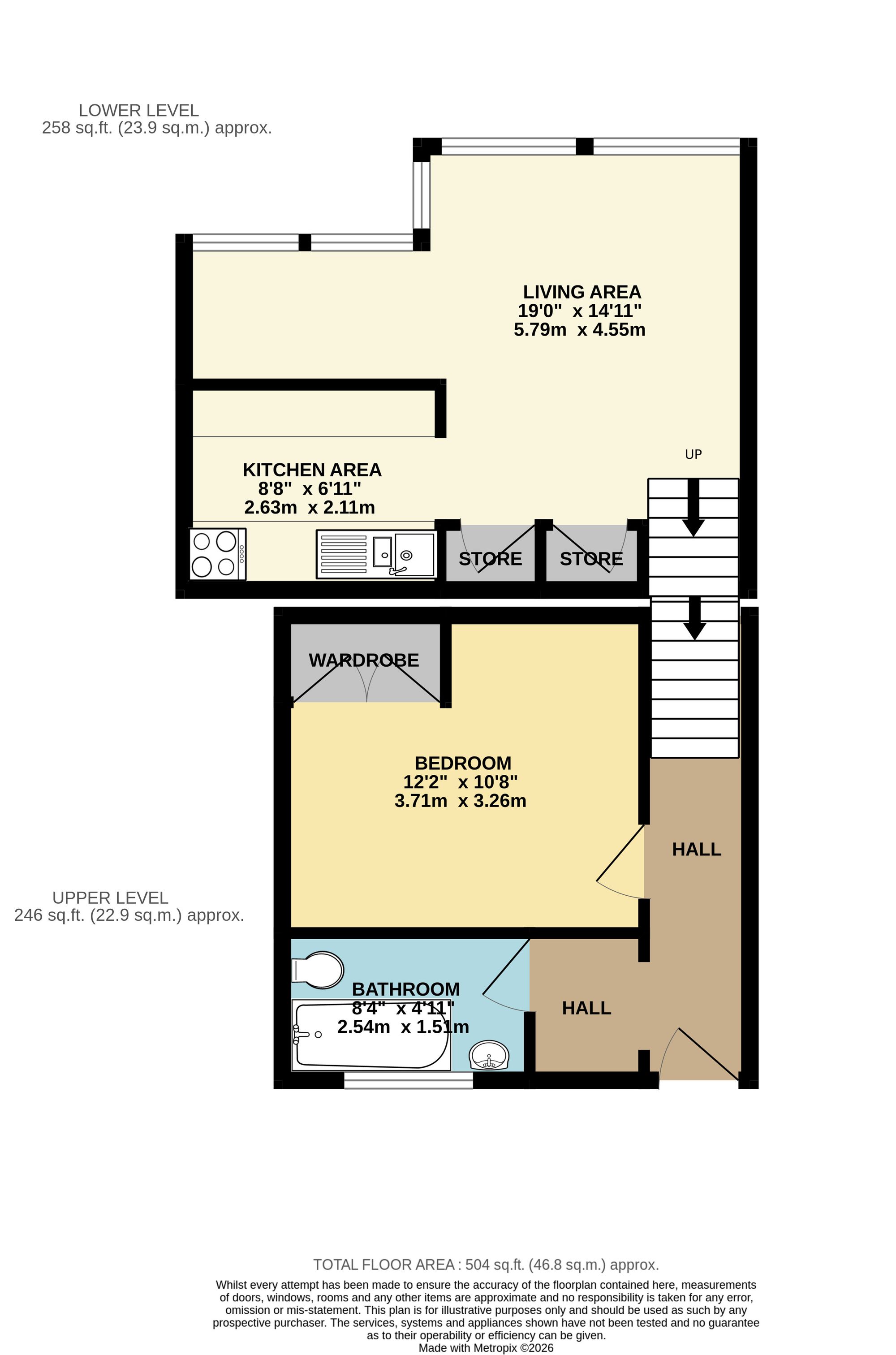 14 Falmouth Road, Leicester floorplan