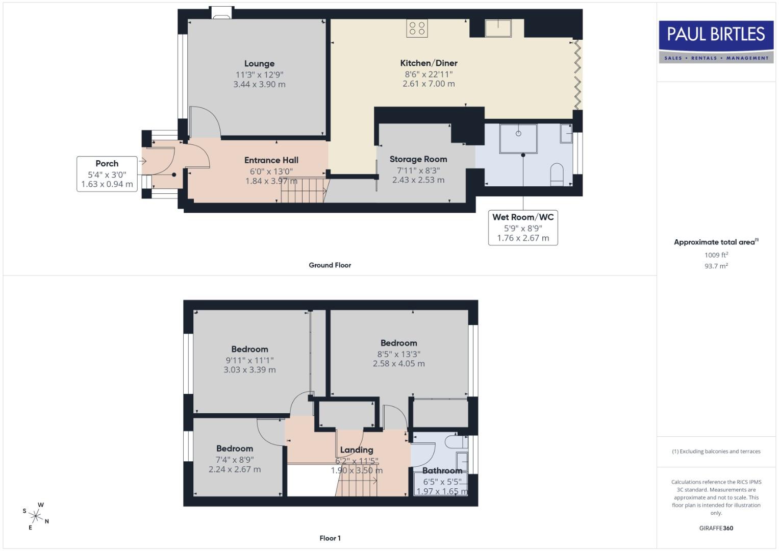 17, Moss View Road, Manchester floorplan
