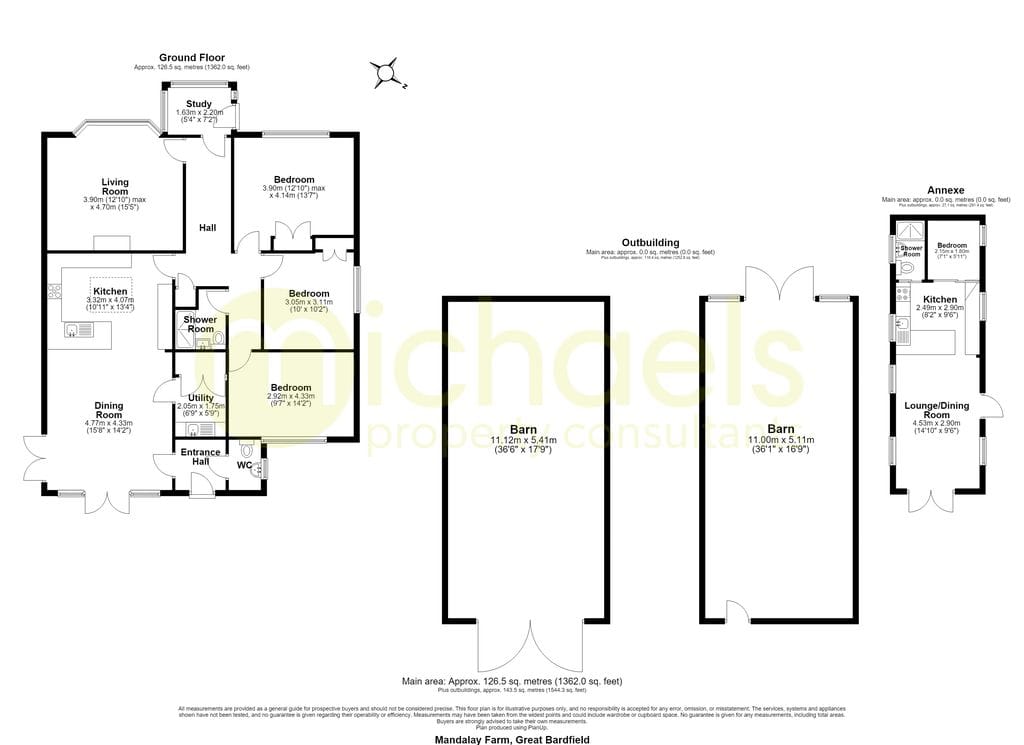 Mandalay Farm, Braintree floorplan