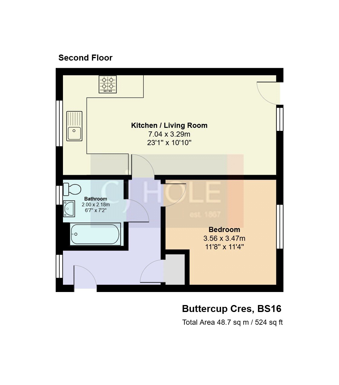 25, Buttercup Crescent, Bristol floorplan