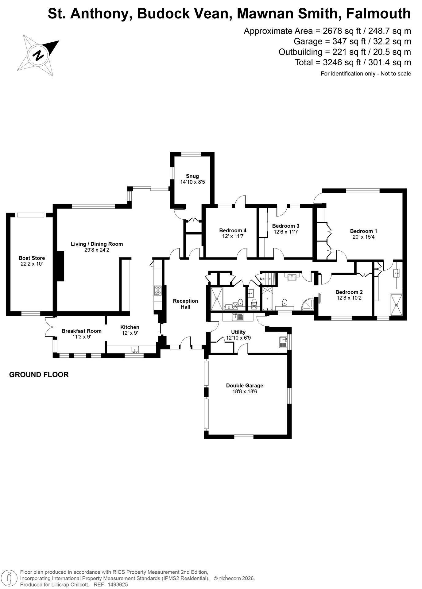 St. Anthony, Falmouth floorplan