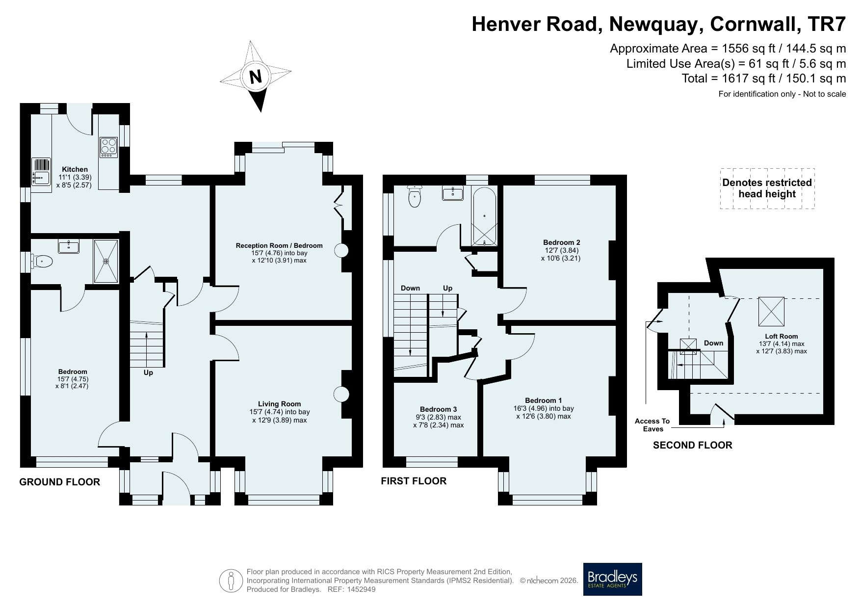 44, Henver Road, Cornwall floorplan