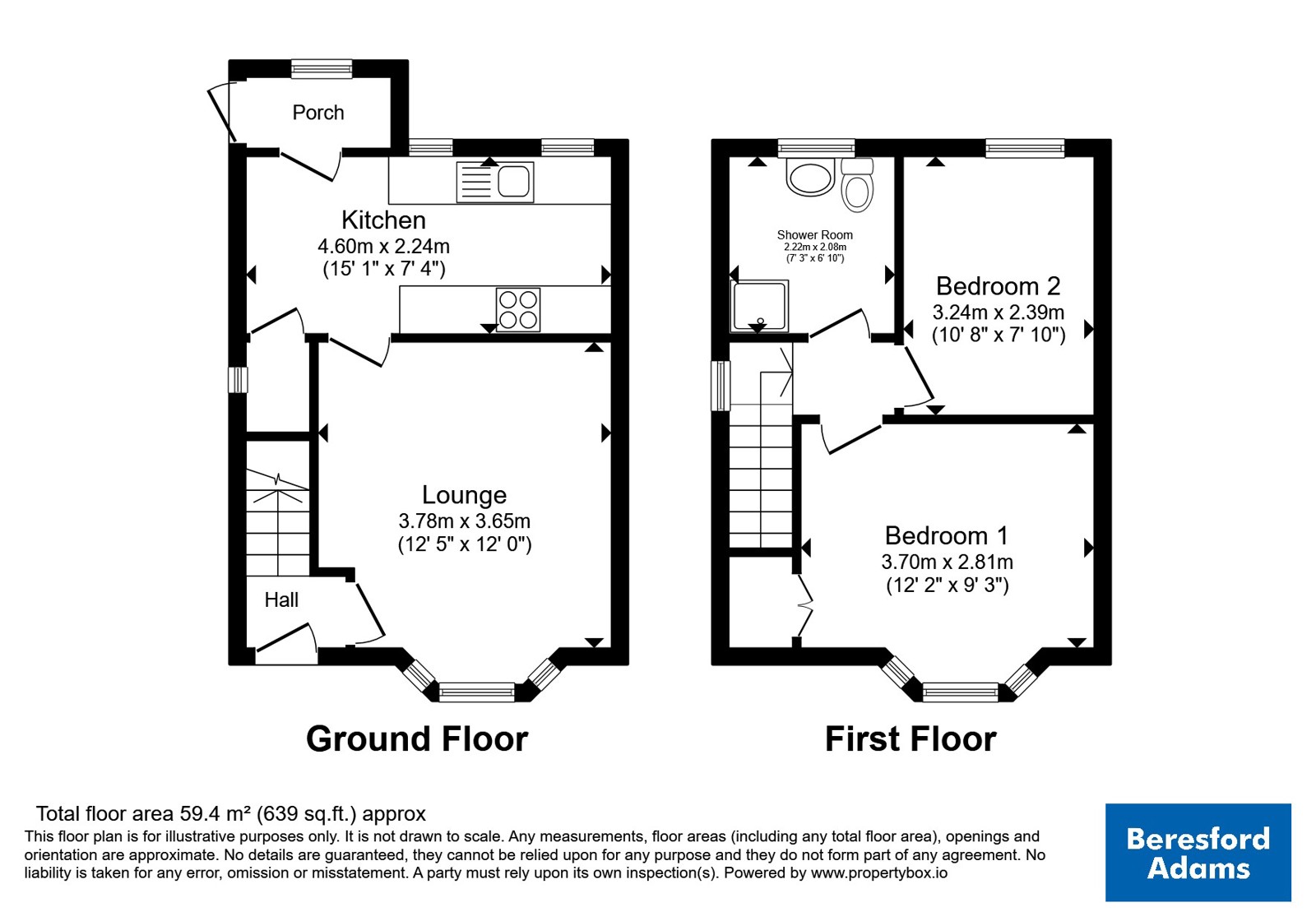286, Sealand Road, Cheshire floorplan