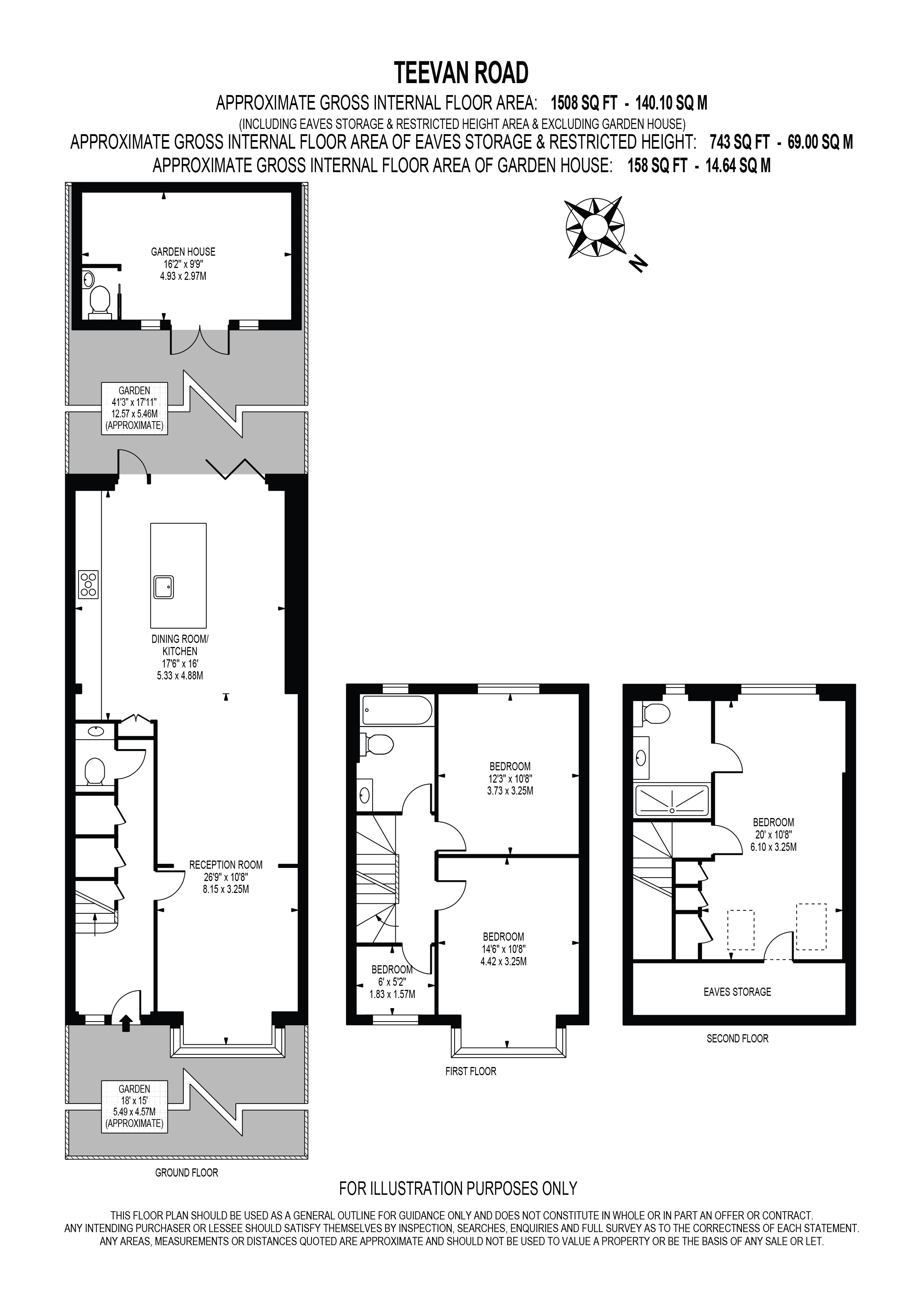 13, Teevan Road, Surrey floorplan
